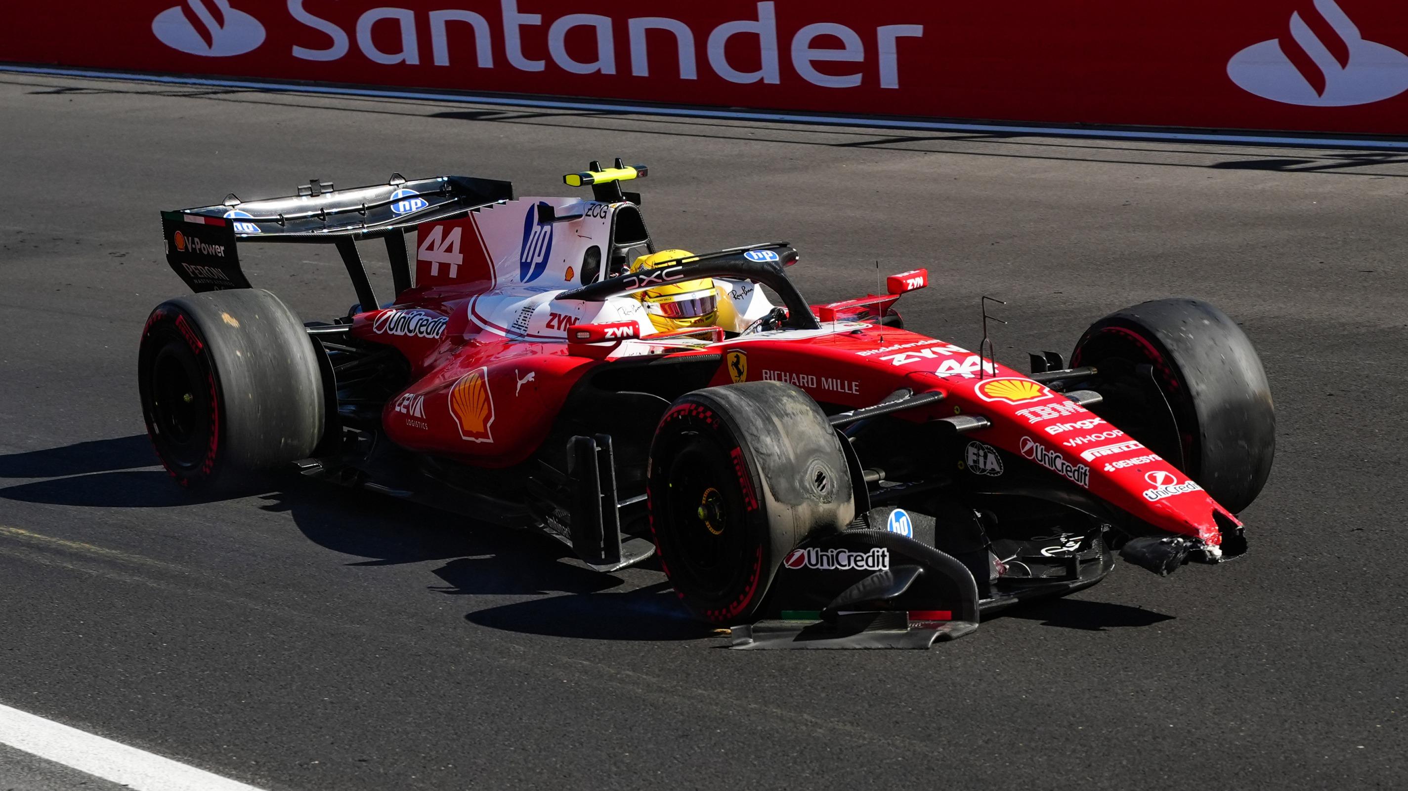 Formule 1 : Antonelli domine les derniers essais libres à Madrid, Hamilton termine dans le mur (vidéo)