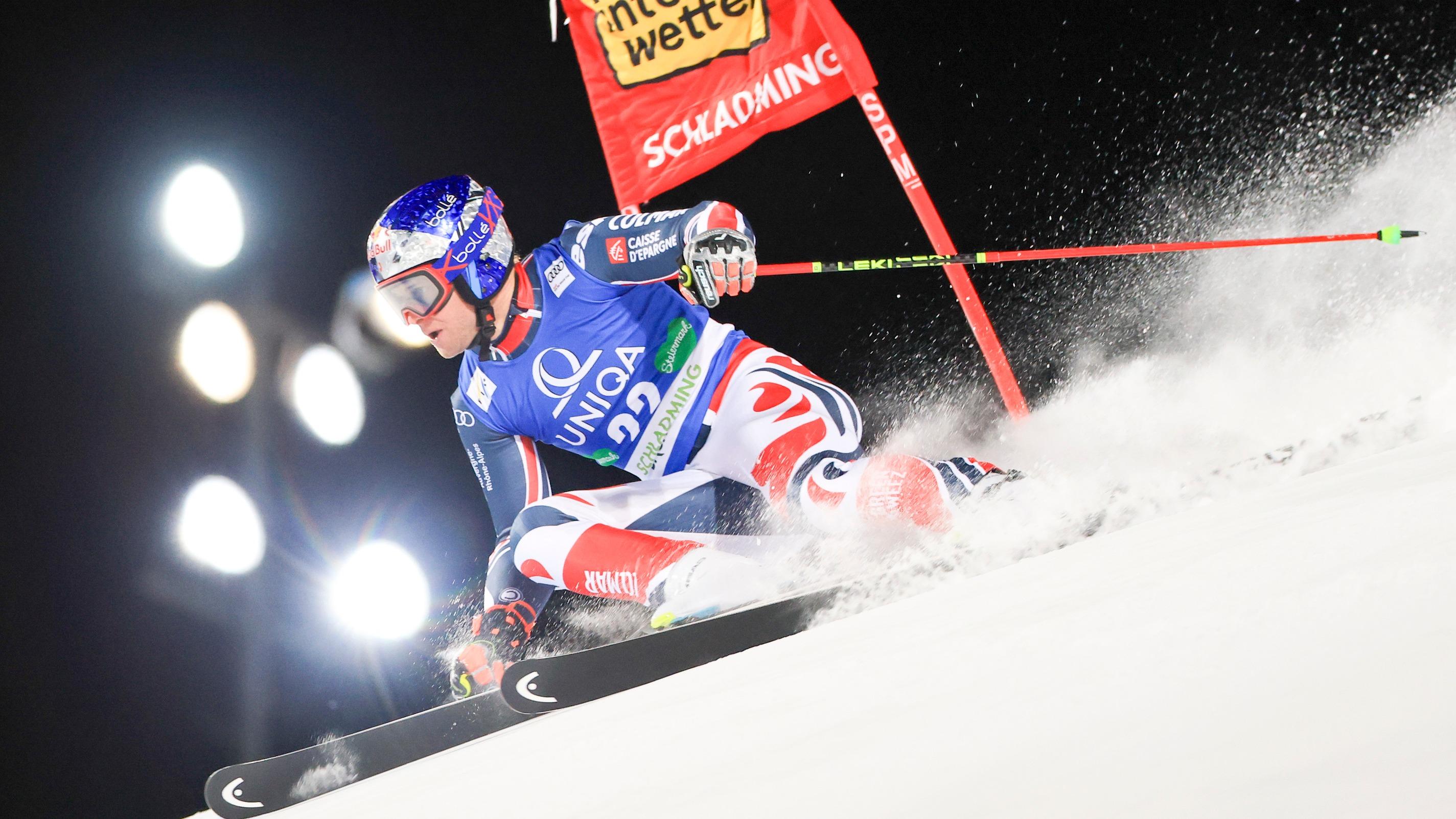 Ski alpin : sur la route des JO 2026, Pinturault et Favrot se ratent en première manche à Schladming