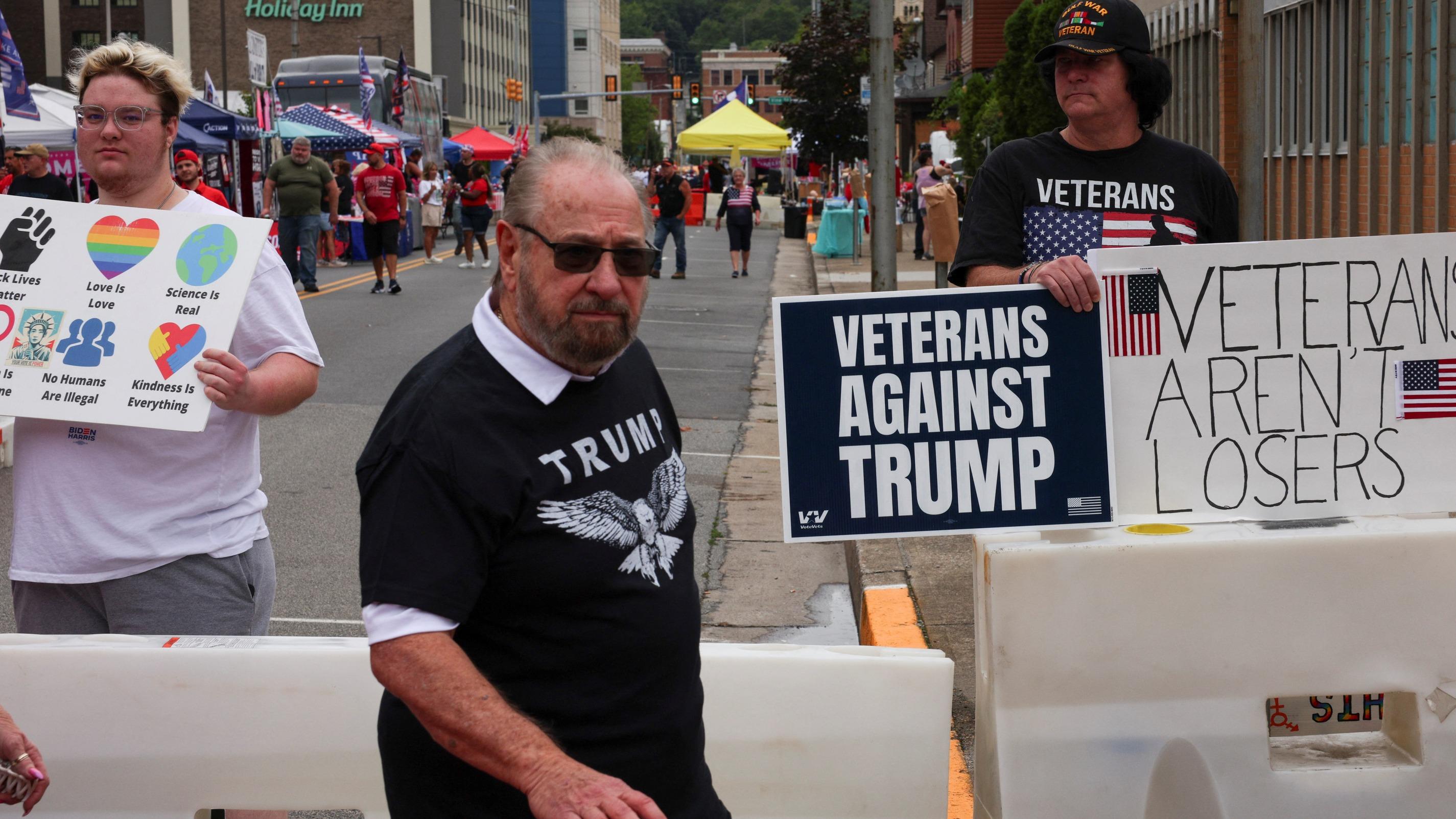 Trump déclenche une nouvelle polémique en tentant de s'approprier le soutien des anciens combattants