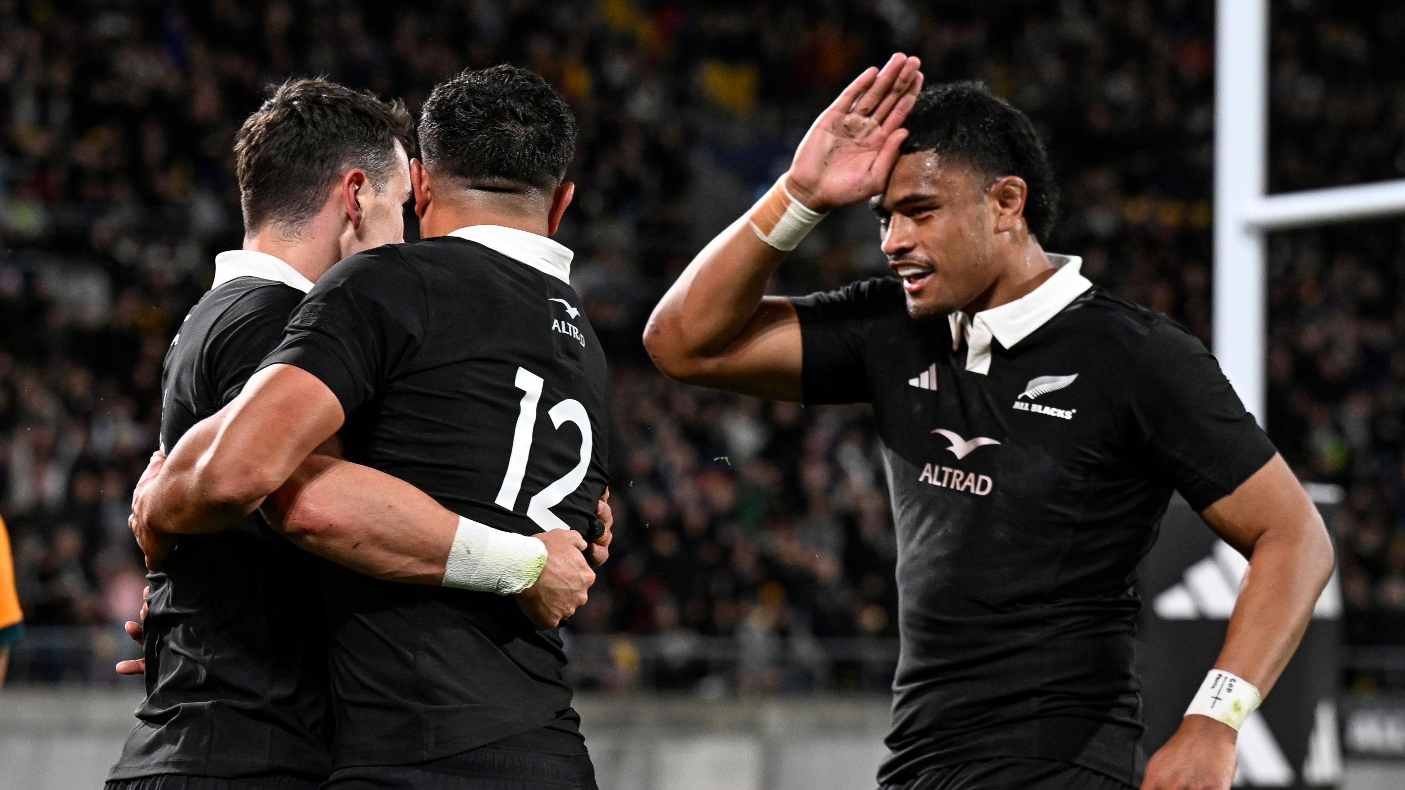 Rugby Championship : en vidéo, le résumé et les essais de la large victoire des All Blacks face à l’Australie