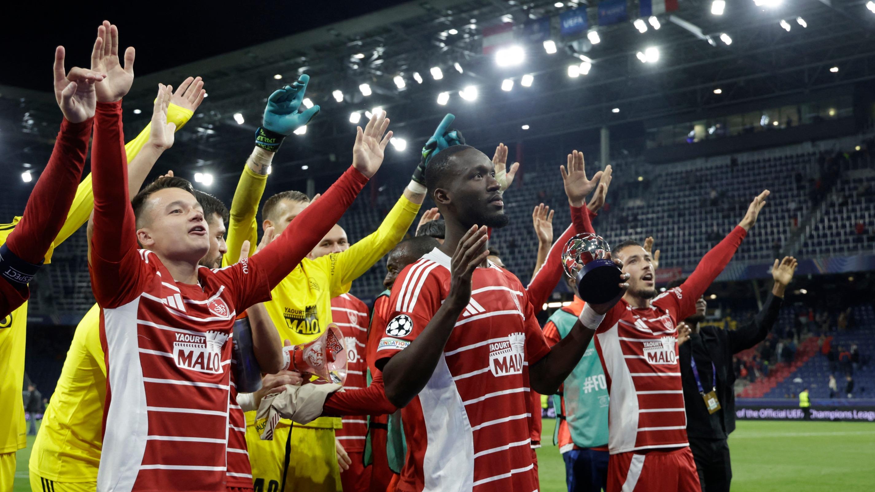 Ligue des champions : Brest improbable 2e, le PSG et Lille dans le ventre mou... Le classement après deux journées