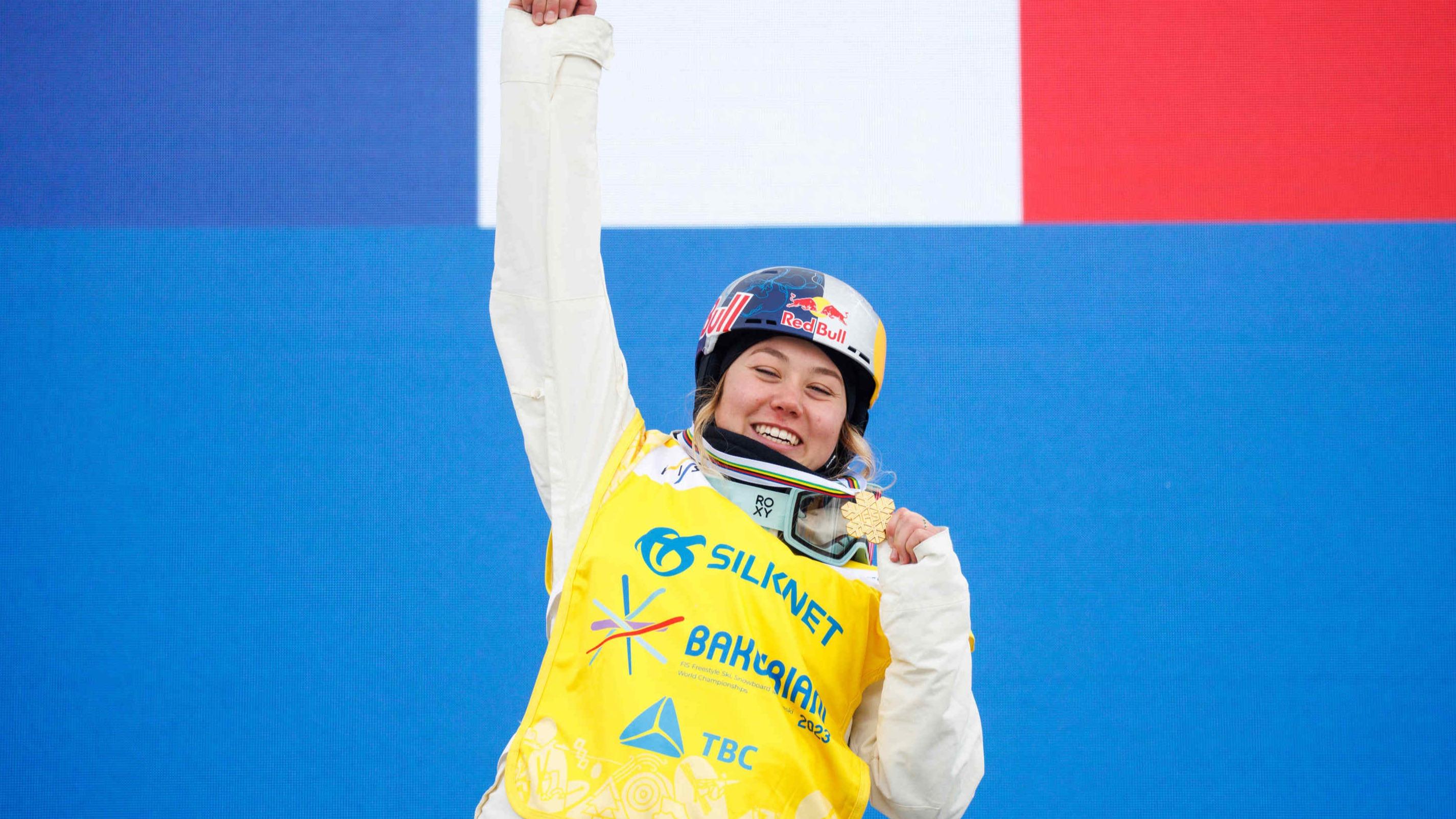 Ski freestyle : premier succès de la saison en Coupe du monde pour Tess Ledeux