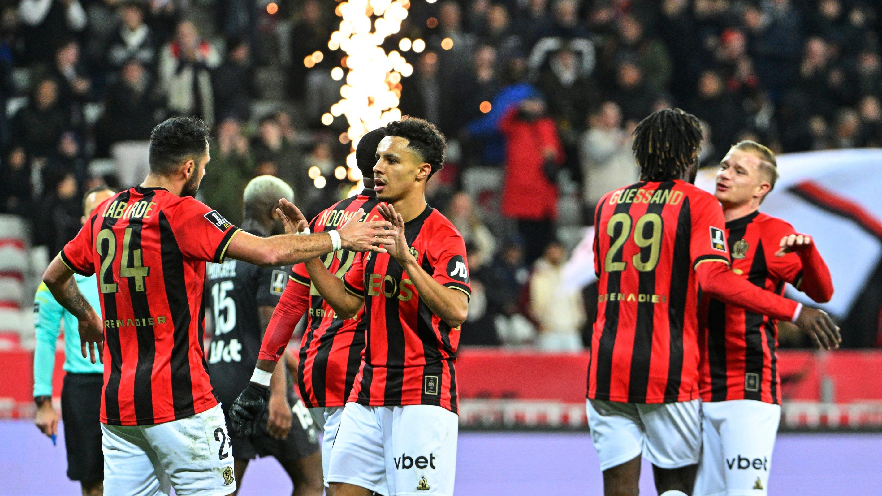 Ligue 1 : tombeur de Rennes, Nice grimpe au pied du podium