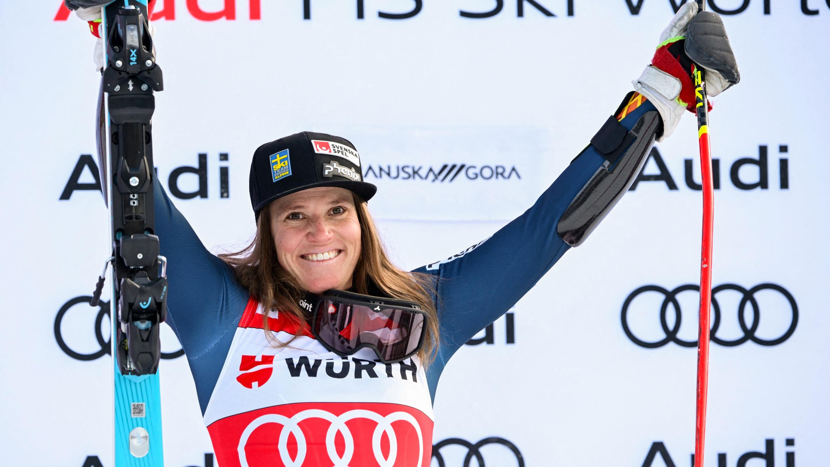 Ski alpin : Sara Hector écrase le géant de Kranjska Gora