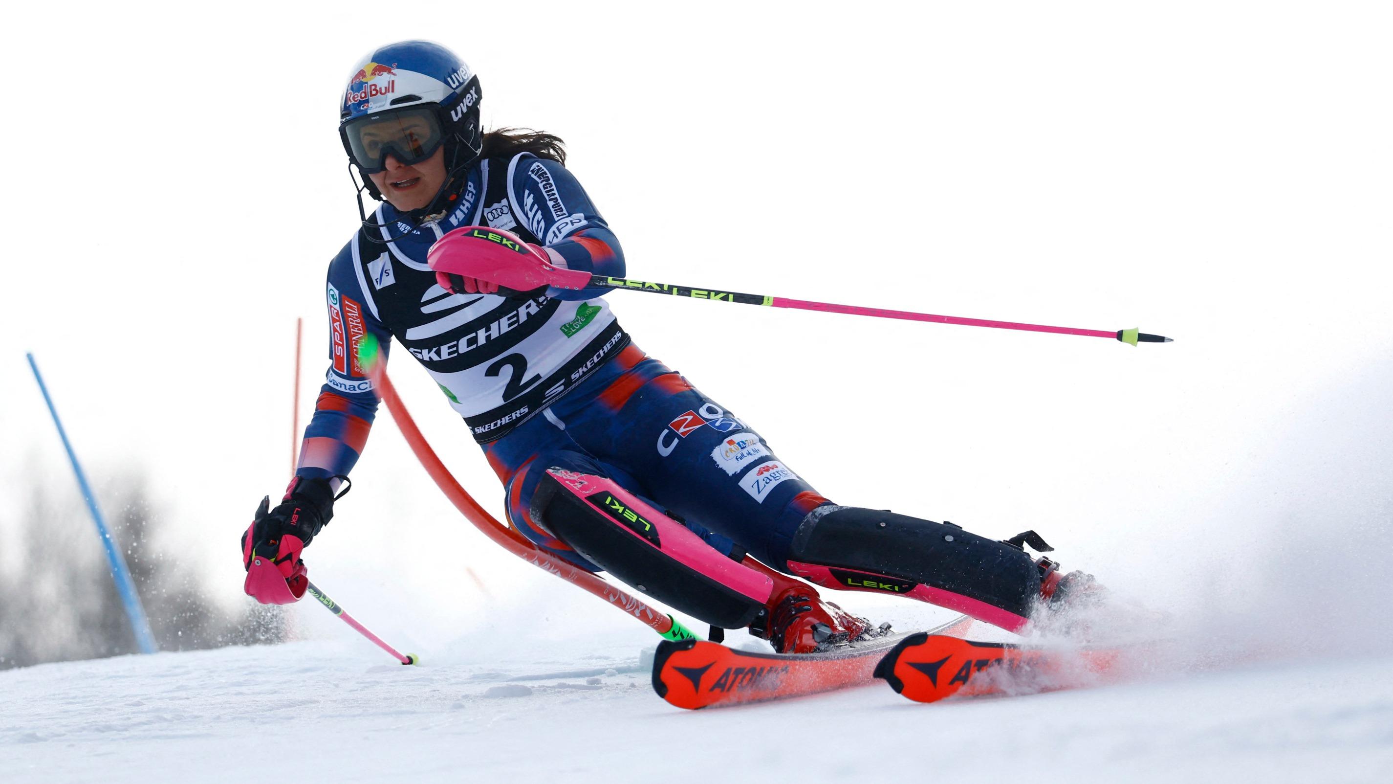 Ski alpin : Ljutic en tête de la première manche du slalom de Kranjska Gora, devant Holdener