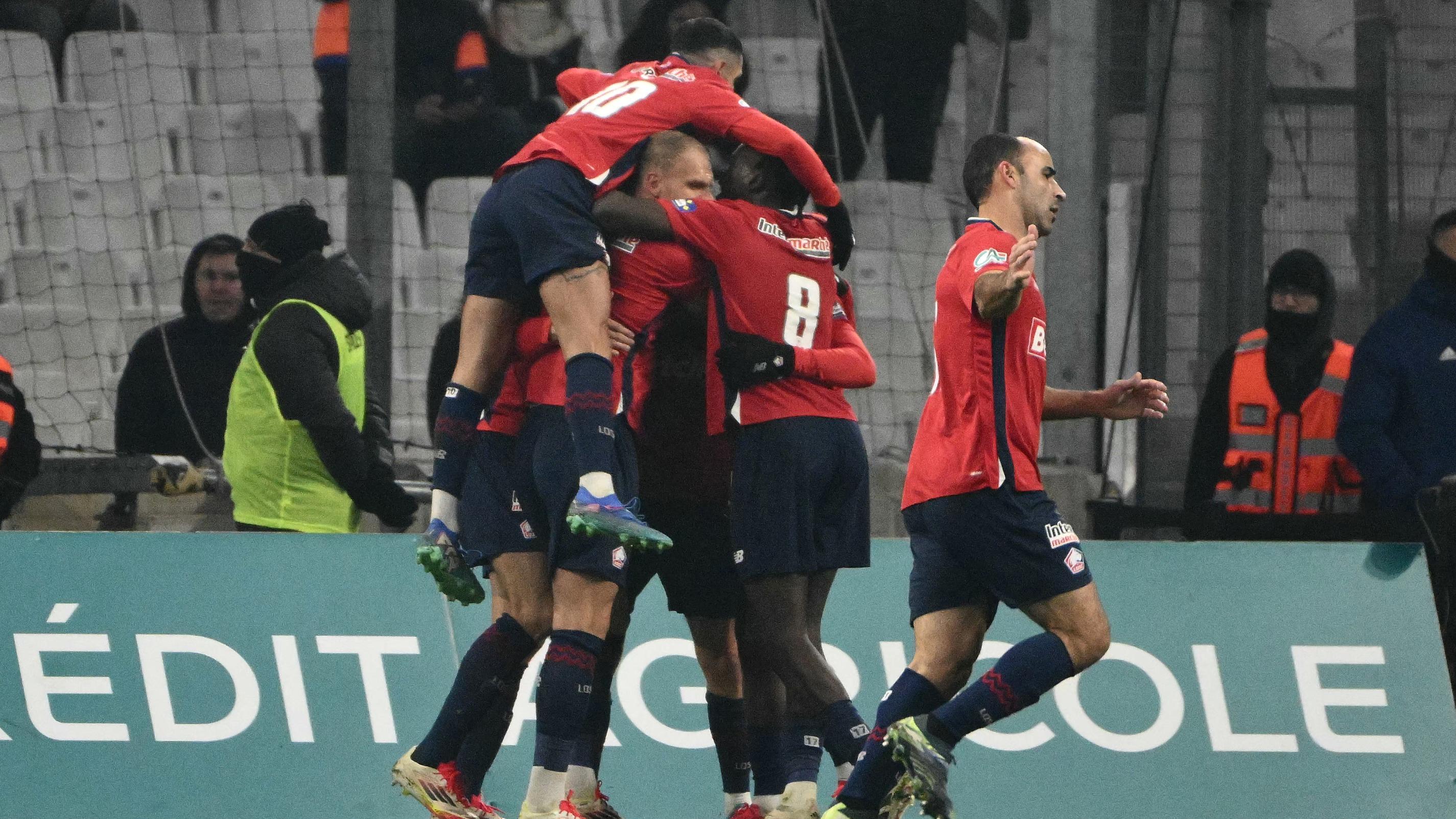 Coupe de France : Lille frustre l’OM et le Vélodrome au bout du suspense