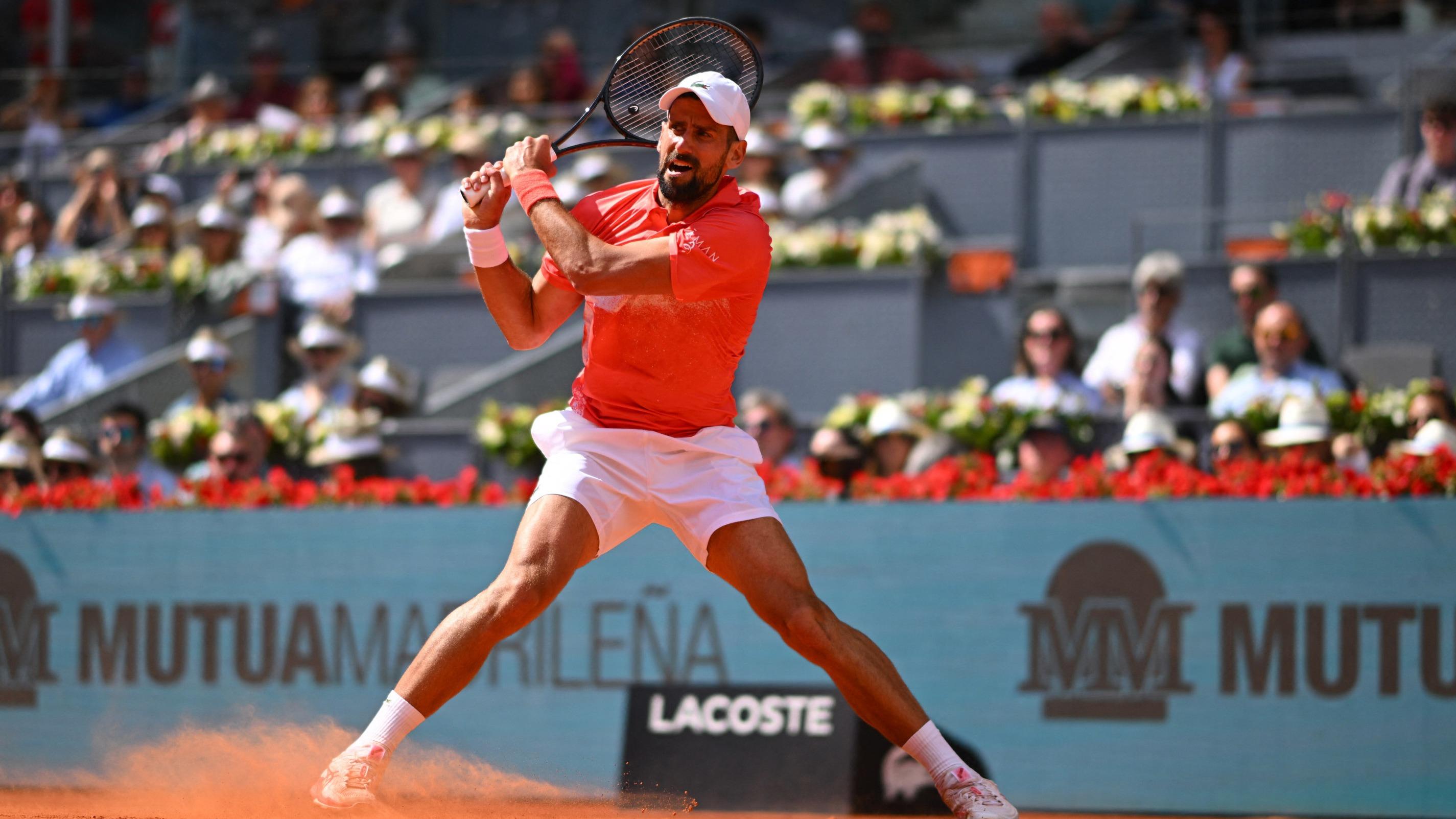 Tennis : à Genève, Djokovic débloque son compteur sur terre battue cette saison