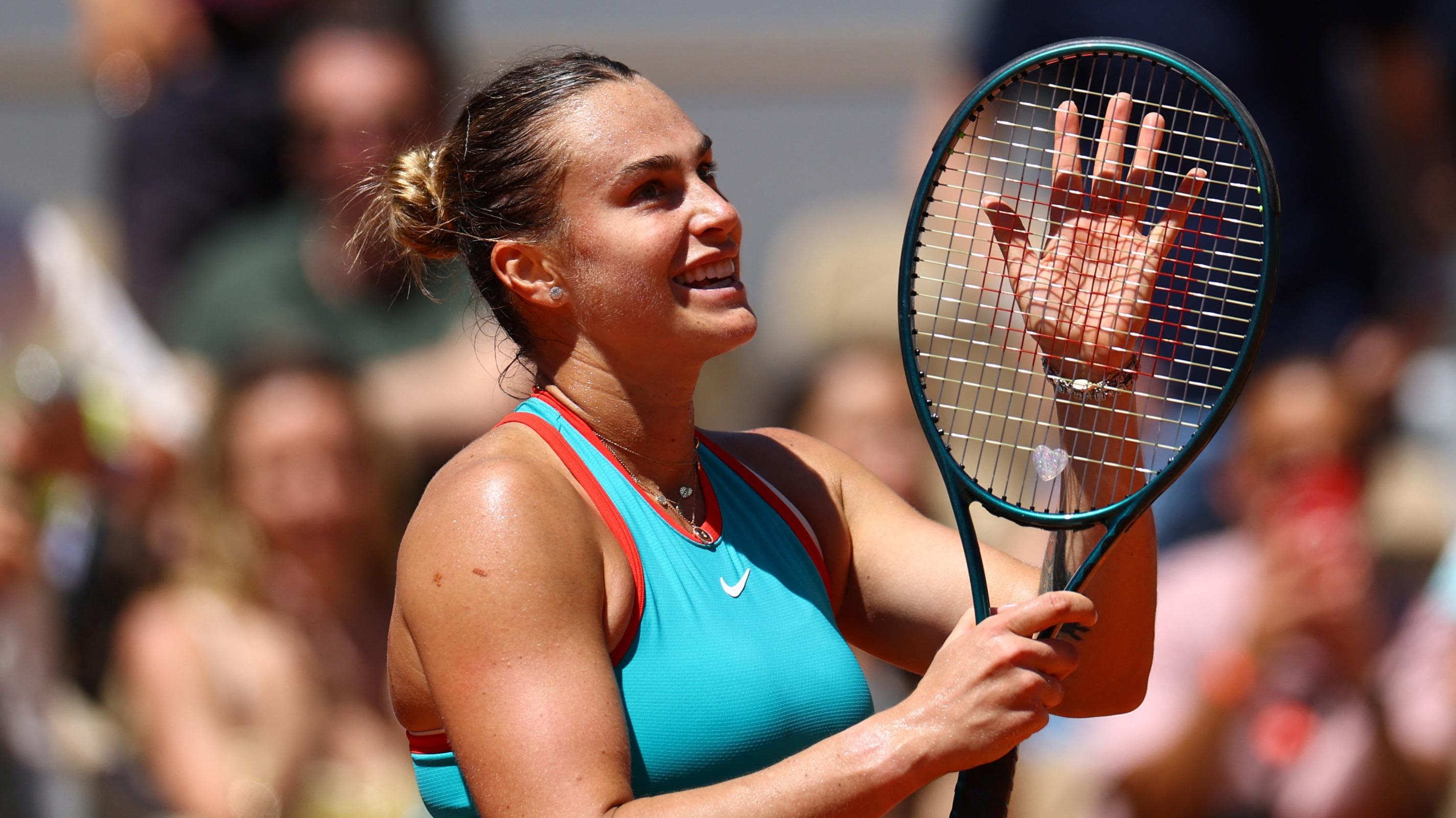 Roland-Garros : tranquille, Sabalenka file en 8e de finale