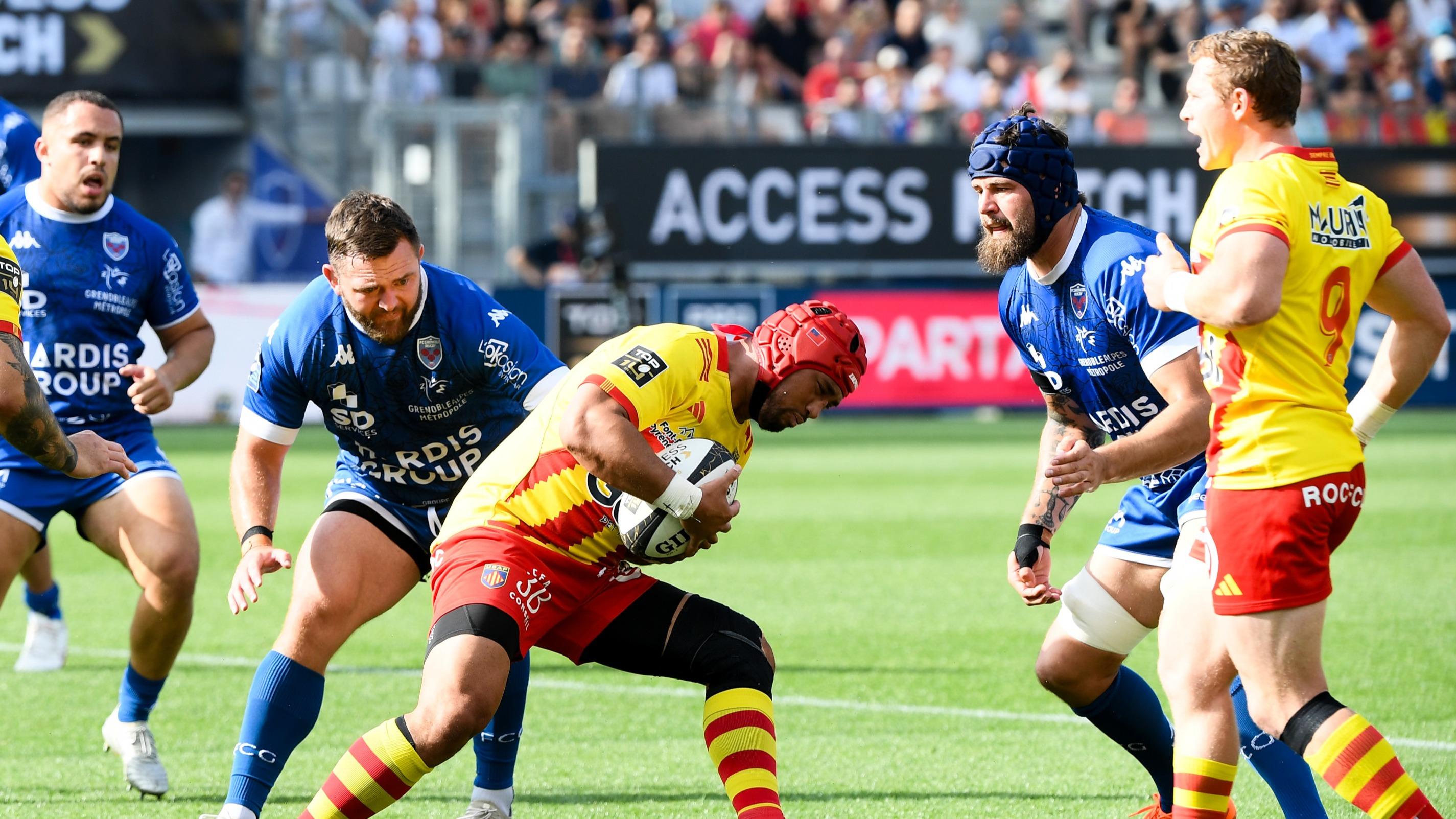 EN DIRECT – Barrage Top 14/Pro D2 : Grenoble prend logiquement l’avantage face à Perpignan