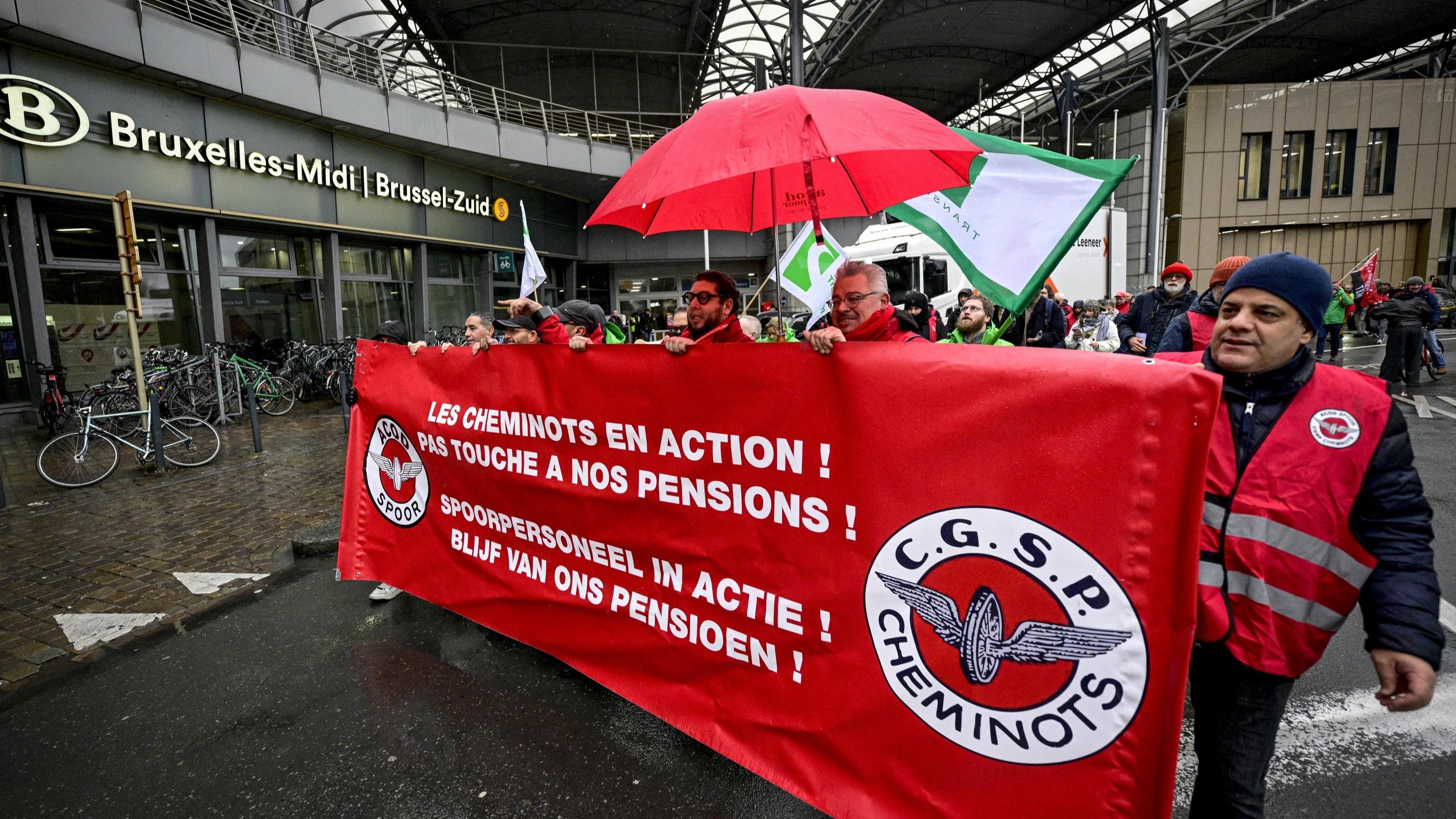 En Belgique, trois jours de grève contre la « casse sociale »