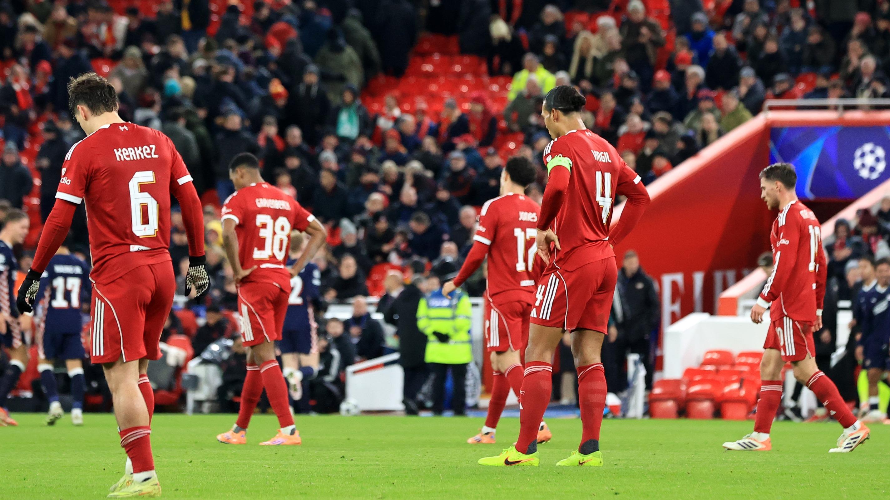 Ligue des champions: Jones sonne l’alarme, «on est dans la merde» après le naufrage de Liverpool contre le PSV