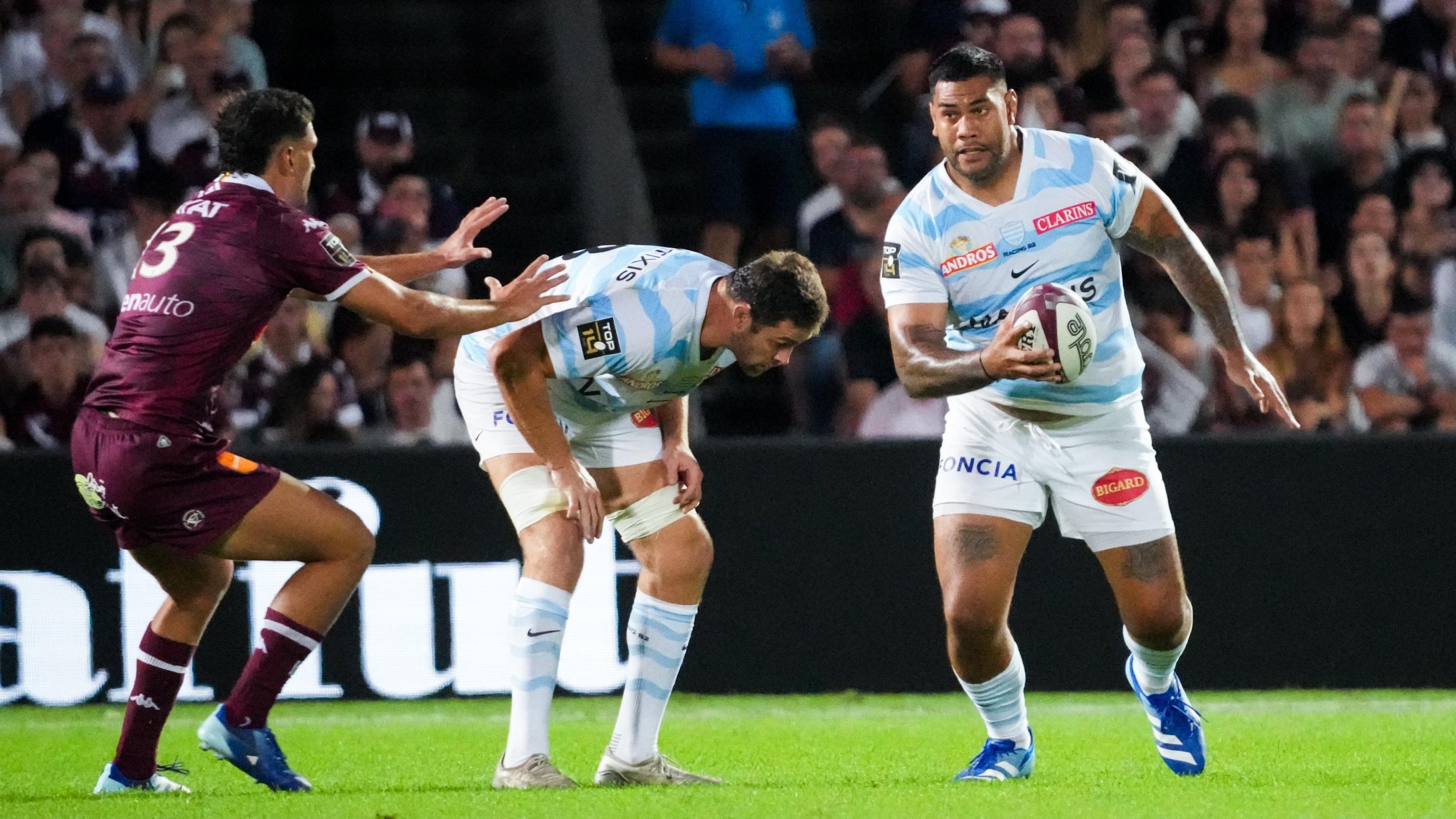 Top 14 : «Le Racing s’est réveillé, on s’est bien fait secouer», insiste Romain Taofifanua après la claque reçue contre l’UBB