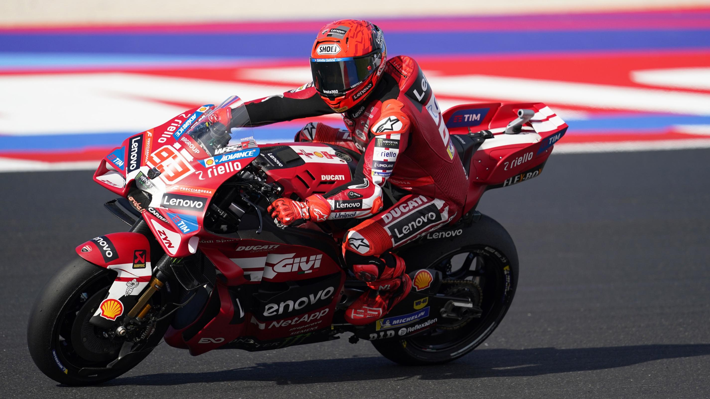 MotoGP : Marc Marquez s’impose devant Marco Bezzecchi sur le sprint à Saint-Marin