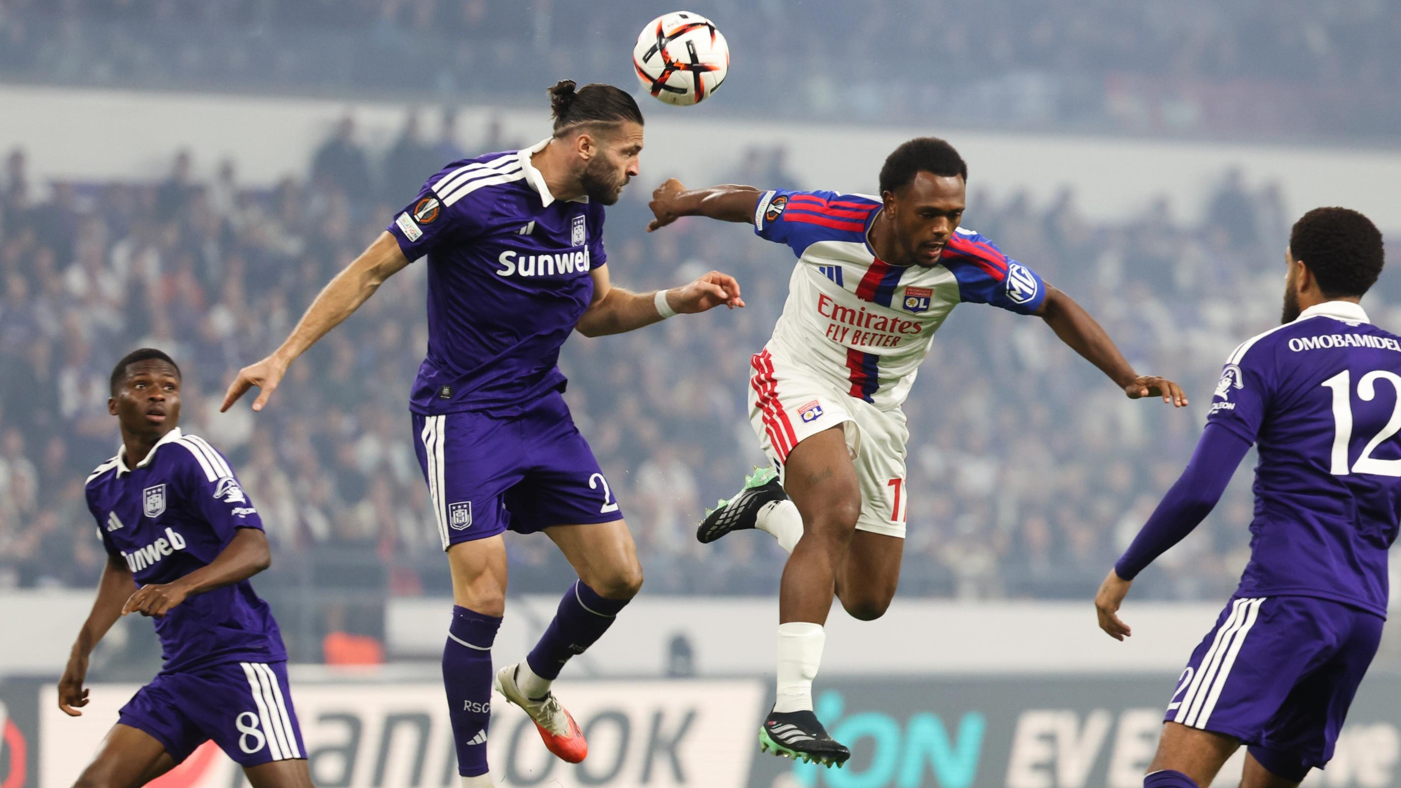 EN DIRECT - Ligue Europa : Lyon double la mise à Anderlecht, les Rennais cherchent la faille en Autriche