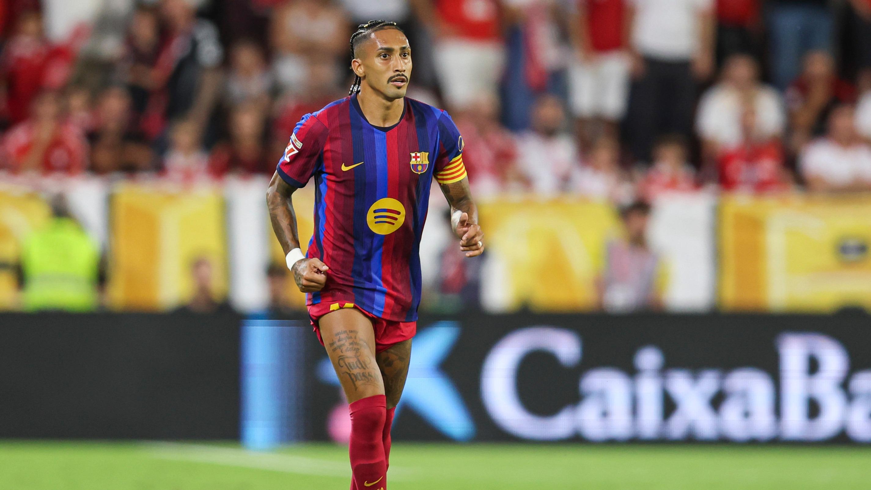 Liga : blessé, Raphinha absent avec Barcelone au minimum pour les deux prochains matchs