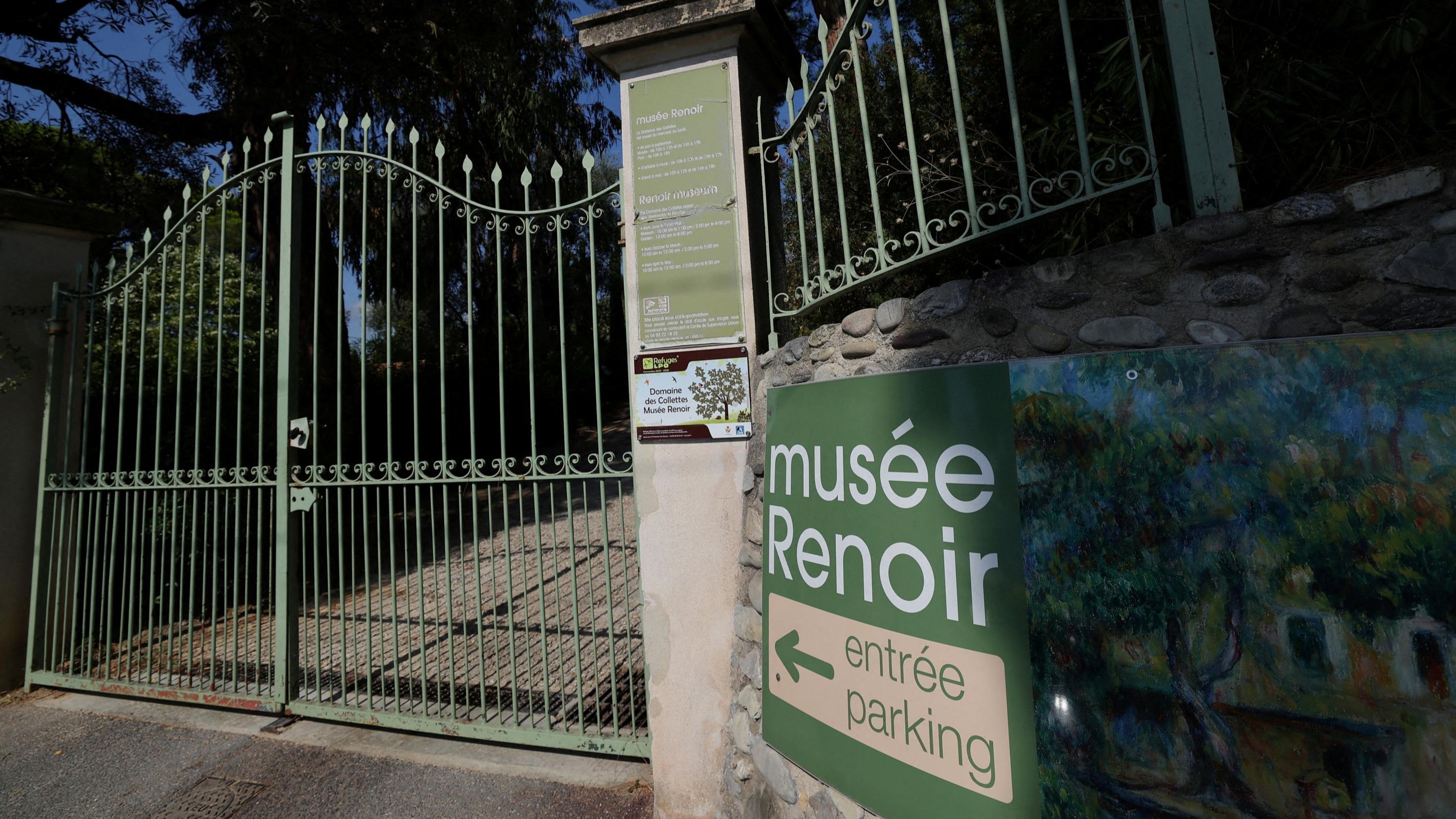 Cambriolage au musée Renoir de Cagnes-sur-Mer : l'un des deux tableaux retrouvés a été légèrement déchiré