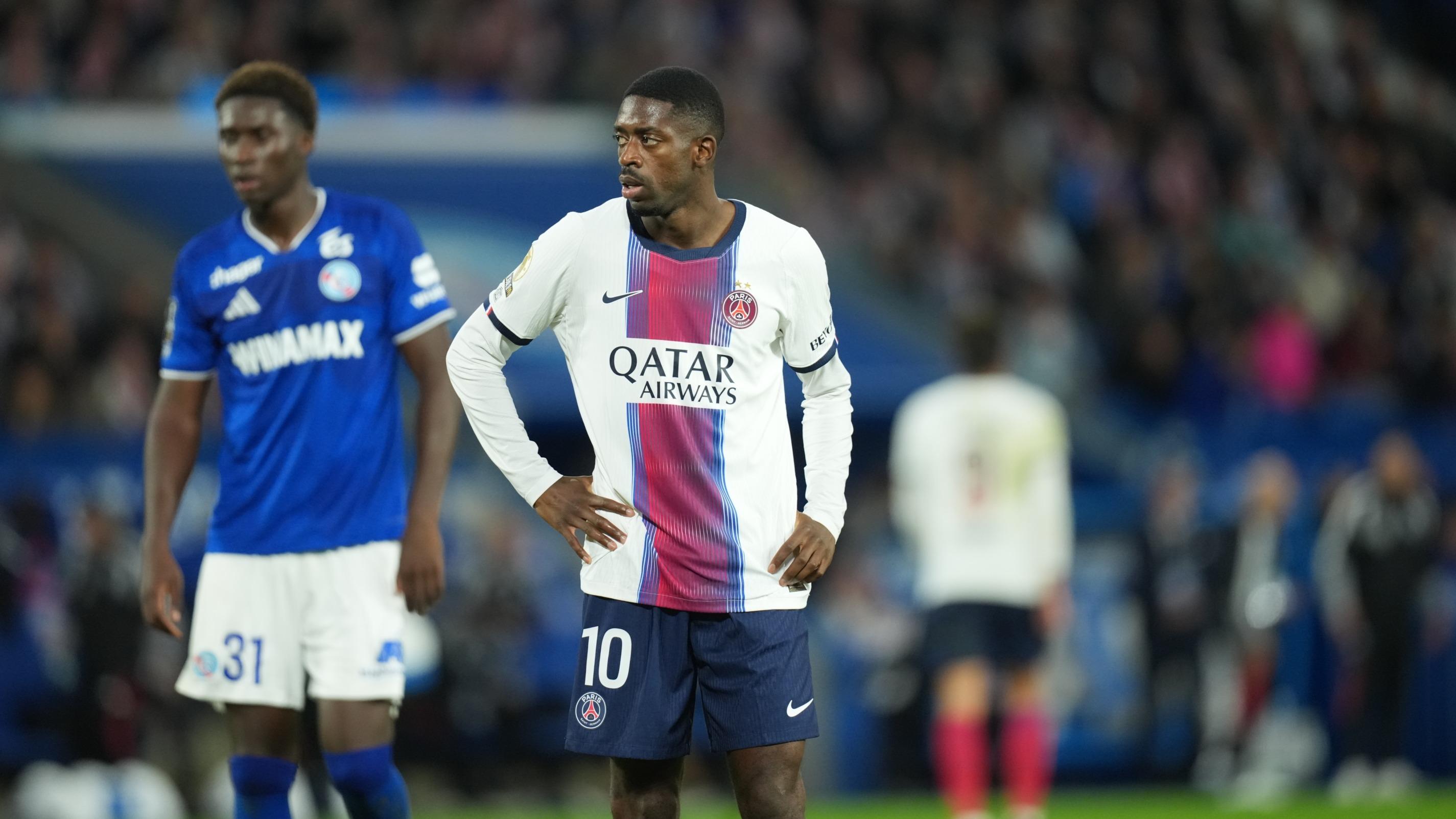 EN DIRECT - Strasbourg-PSG : dans le dur en Alsace, les Parisiens s’en remettent à leur Ballon d’Or Dembélé pour recoller