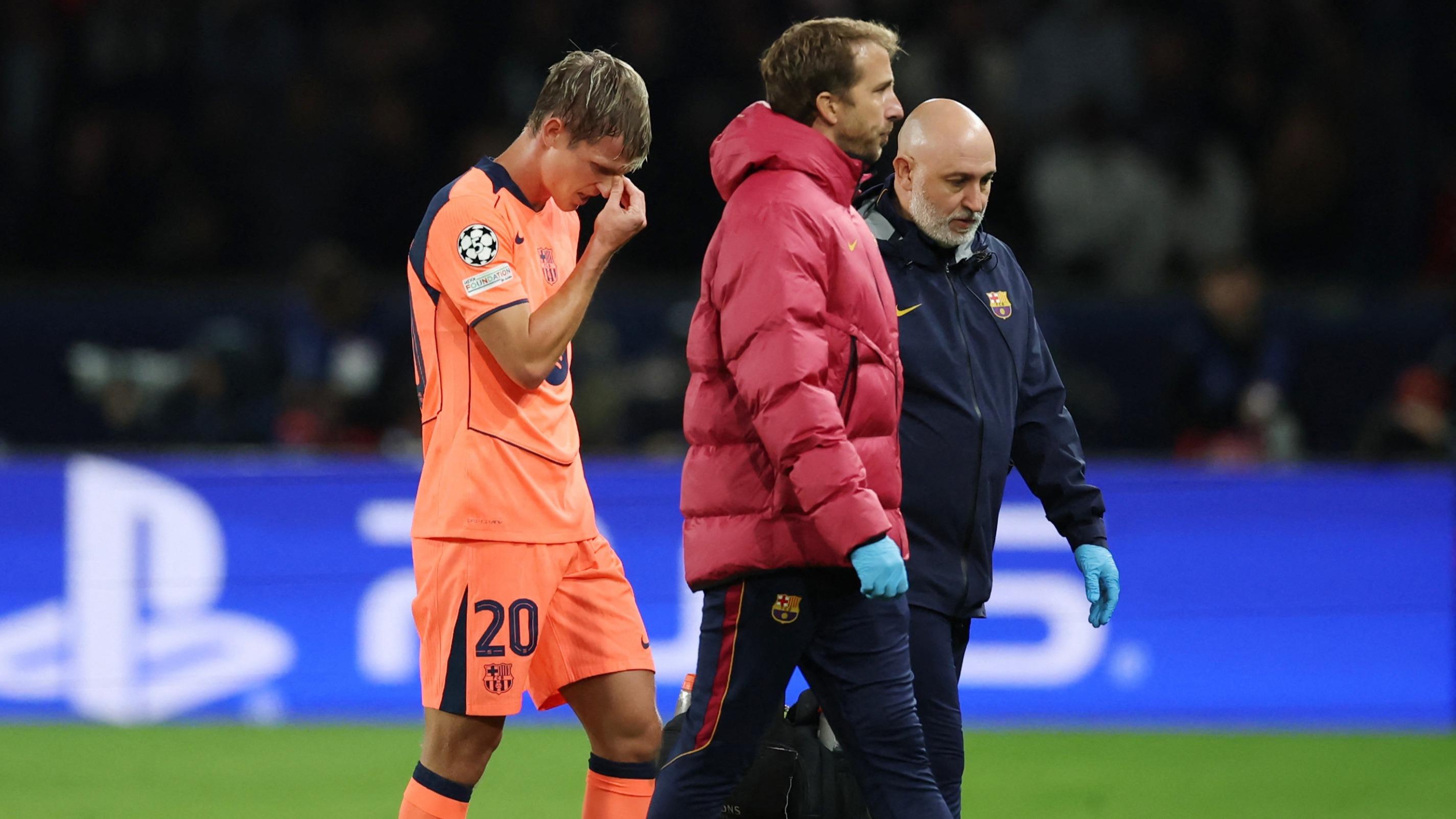 Liga : blessé contre le PSG, Dani Olmo absent pendant un mois avec le Barça