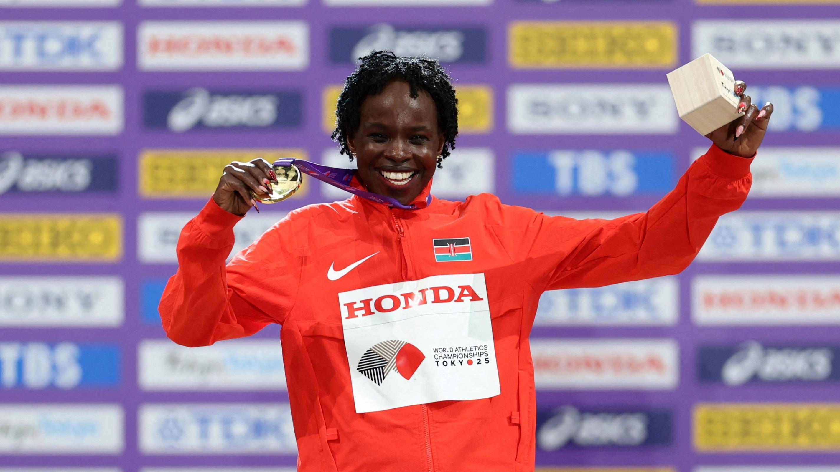 Athlétisme : Peres Jepchirchir, championne du monde du marathon, provisoirement suspendue pour dopage