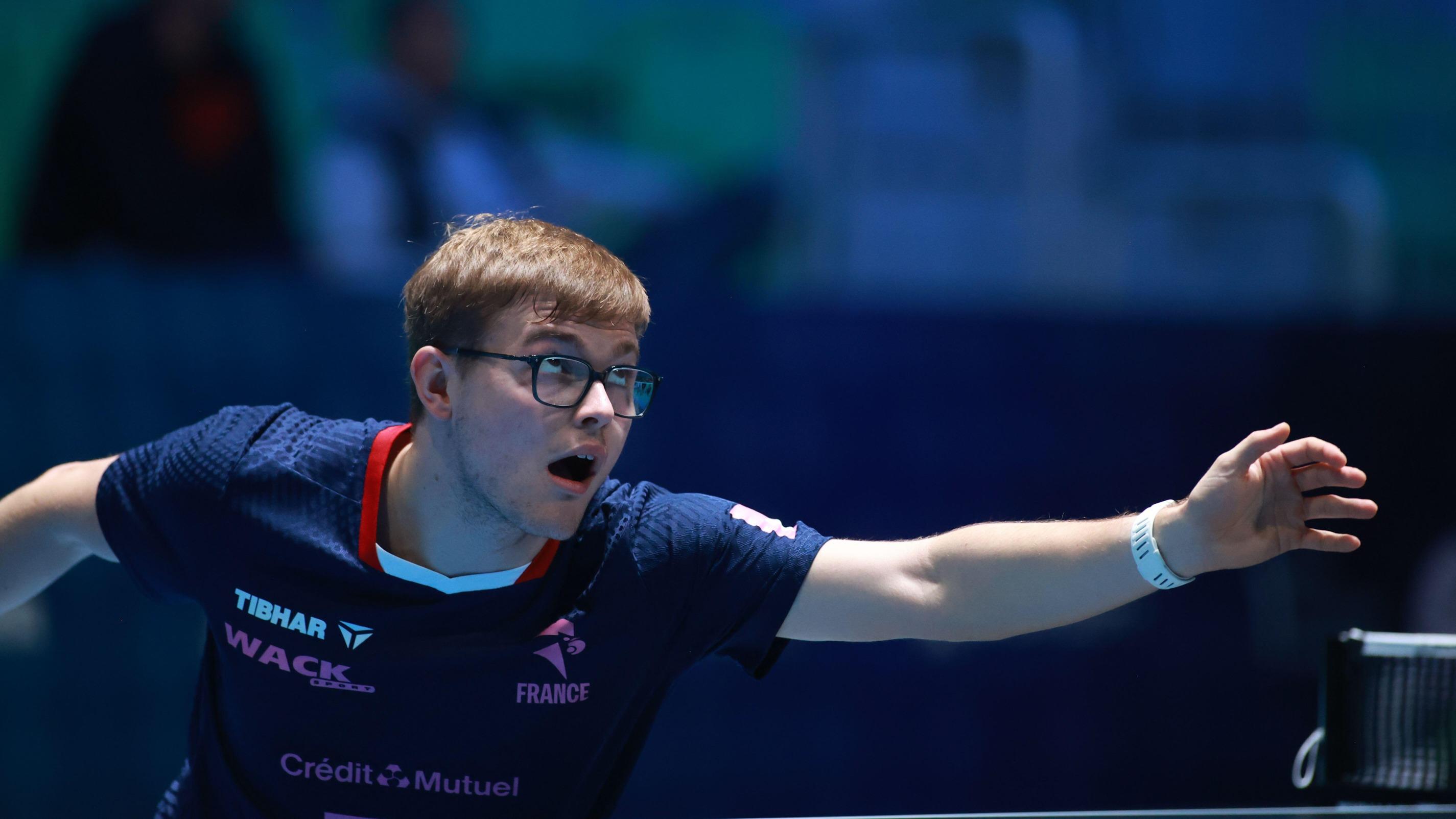 Tennis de table : coup de massue pour Alexis Lebrun, renversé d'entrée à Montpellier