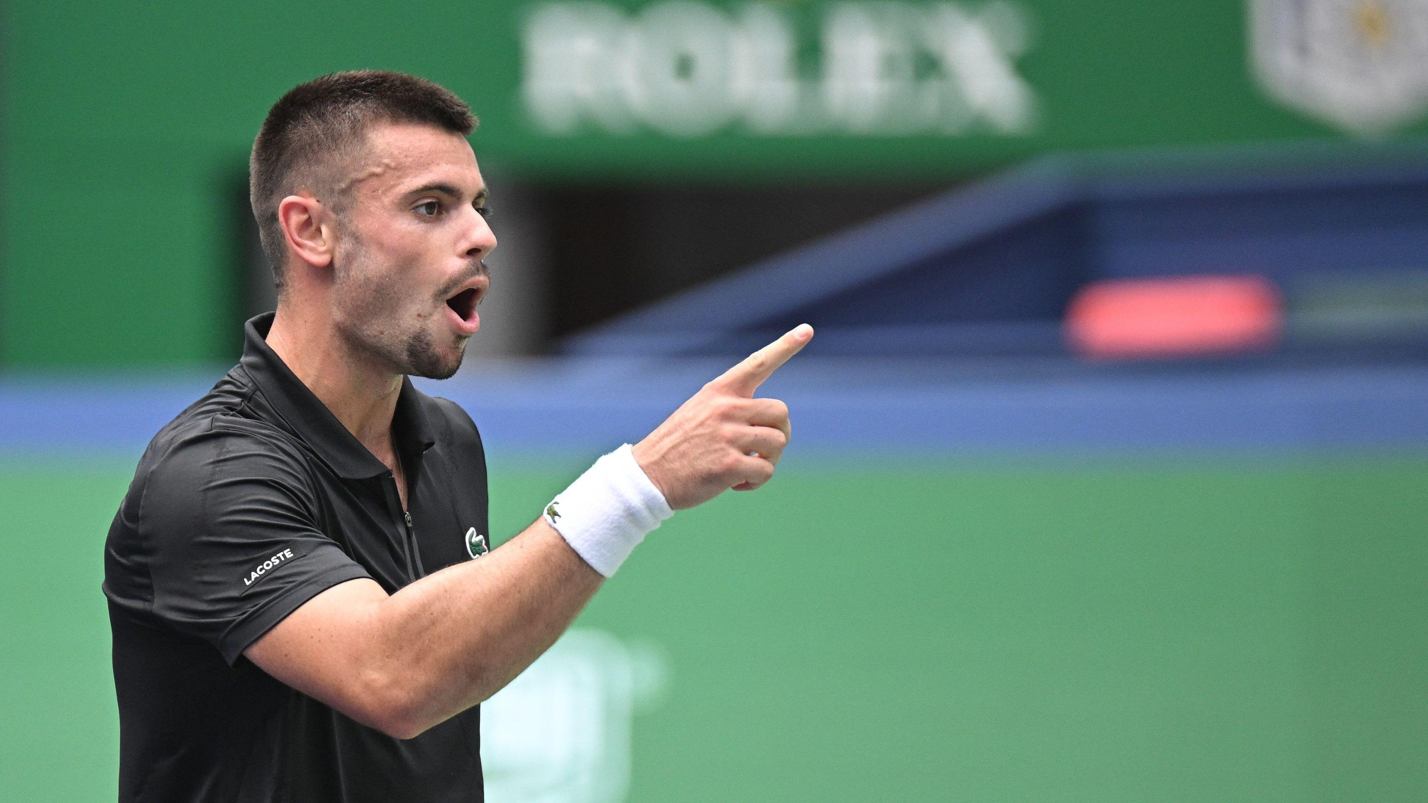 Tennis : «pas de douleurs» pour Arthur Gea avant son entrée en lice au Masters 1000 de Paris