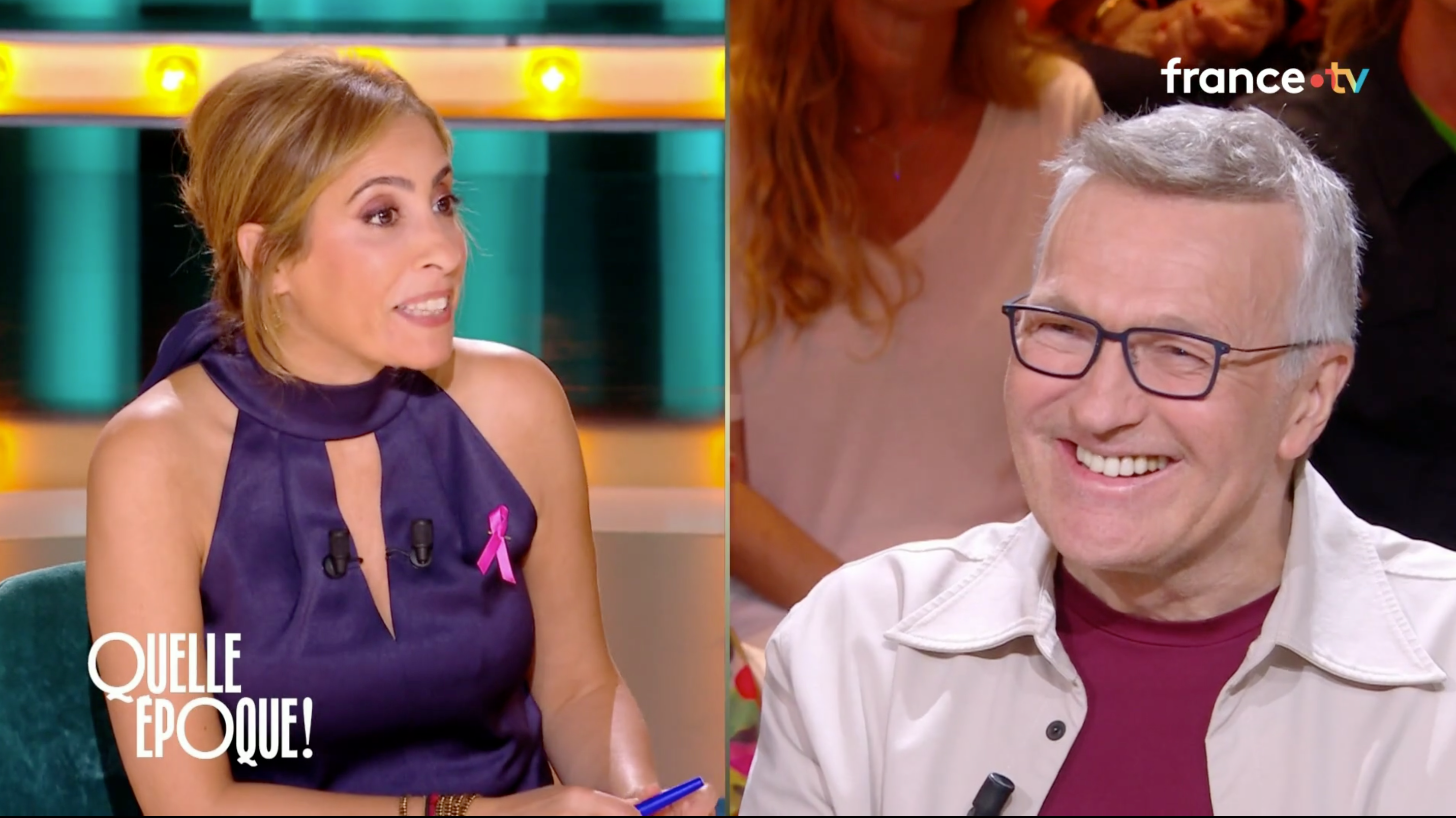 «On a jamais été fâché» : les retrouvailles émouvantes de Léa Salamé et Laurent Ruquier dans «Quelle époque !»
