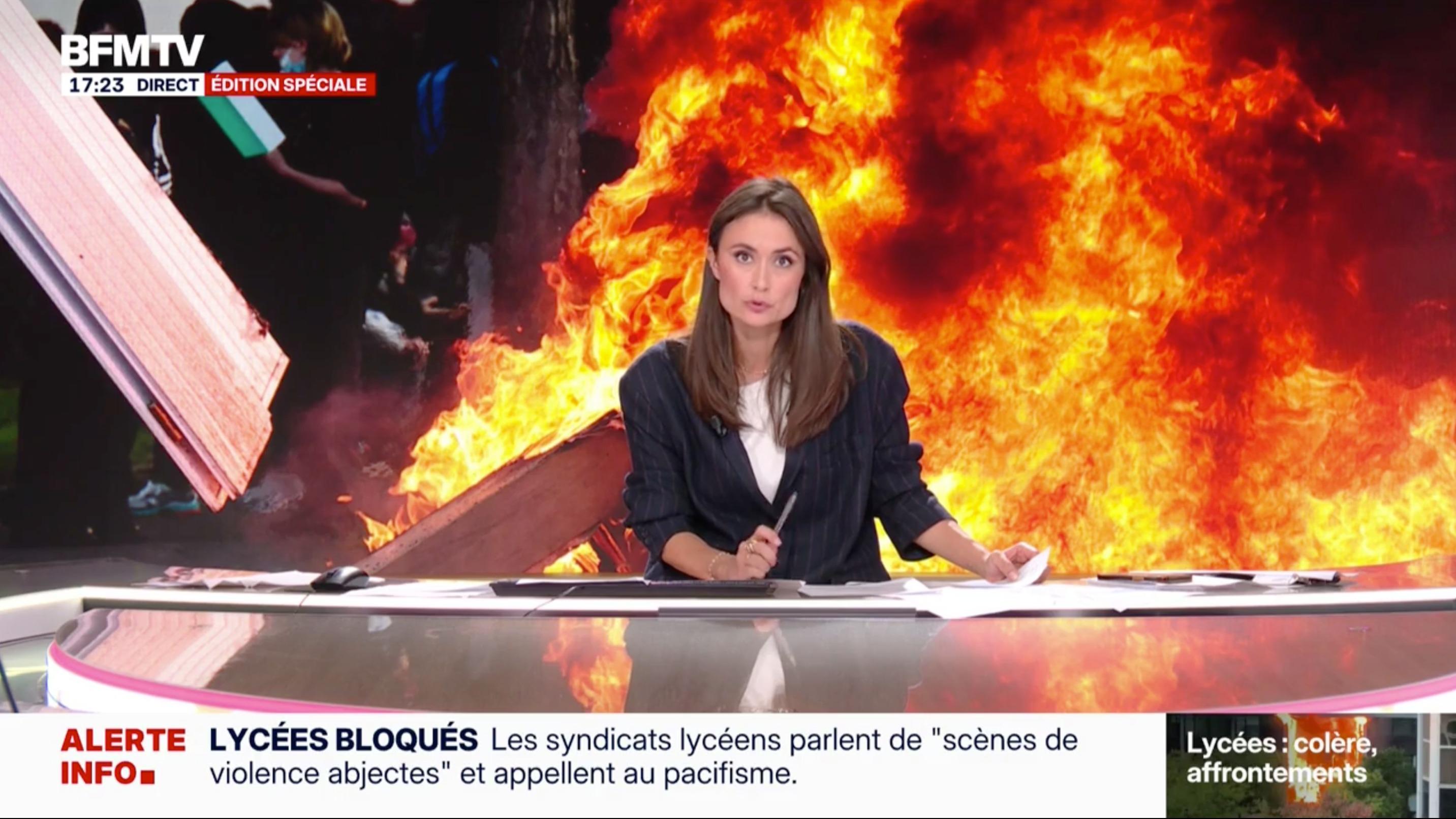 «Est-ce que je peux en placer une ?» : Julie Hammett recadre une militante de Révolution permanente sur BFMTV