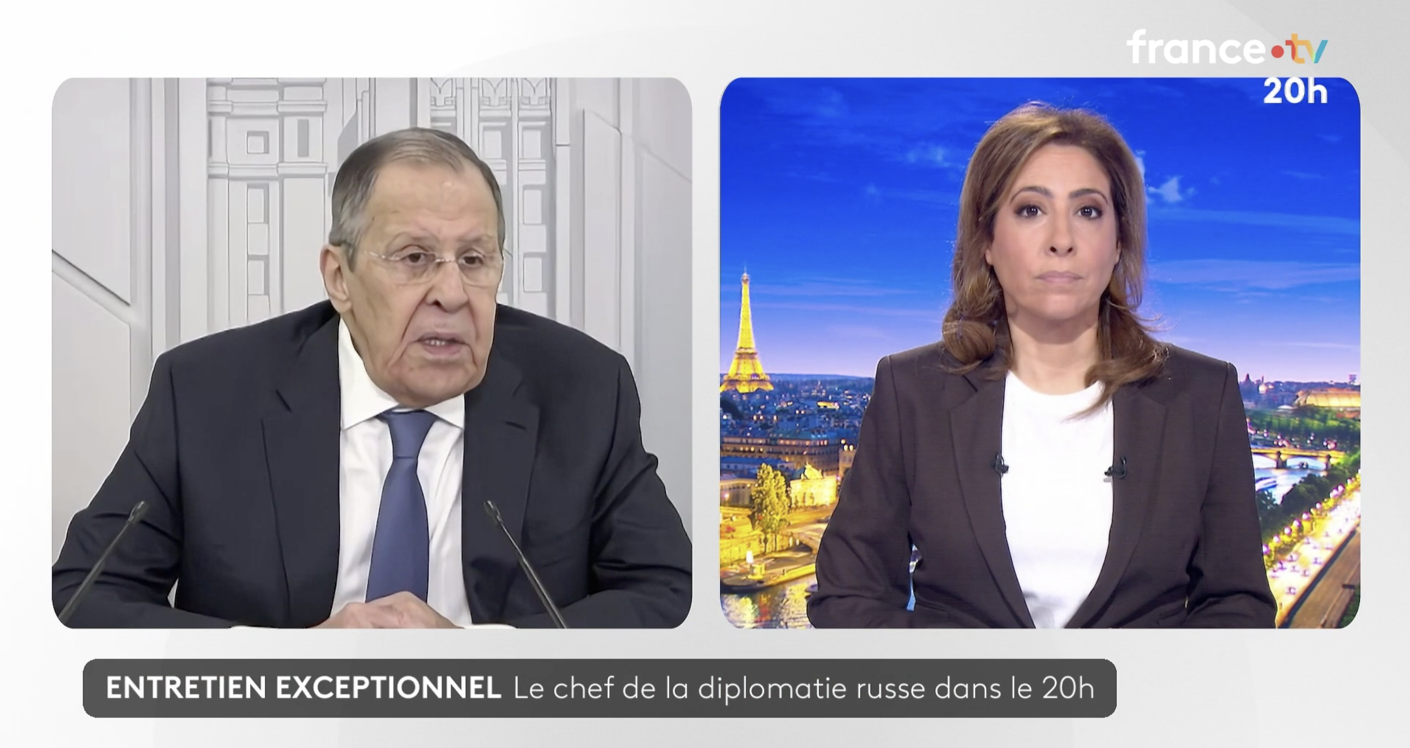 France Télévisions Défend Léa Salamé Après l’Interview de Sergueï Lavrov, Critiquée par l’ARCOM — Info & Société