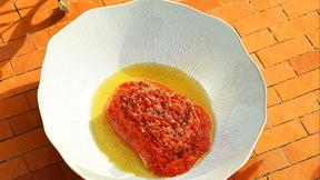 Pulpe de tomates décantée