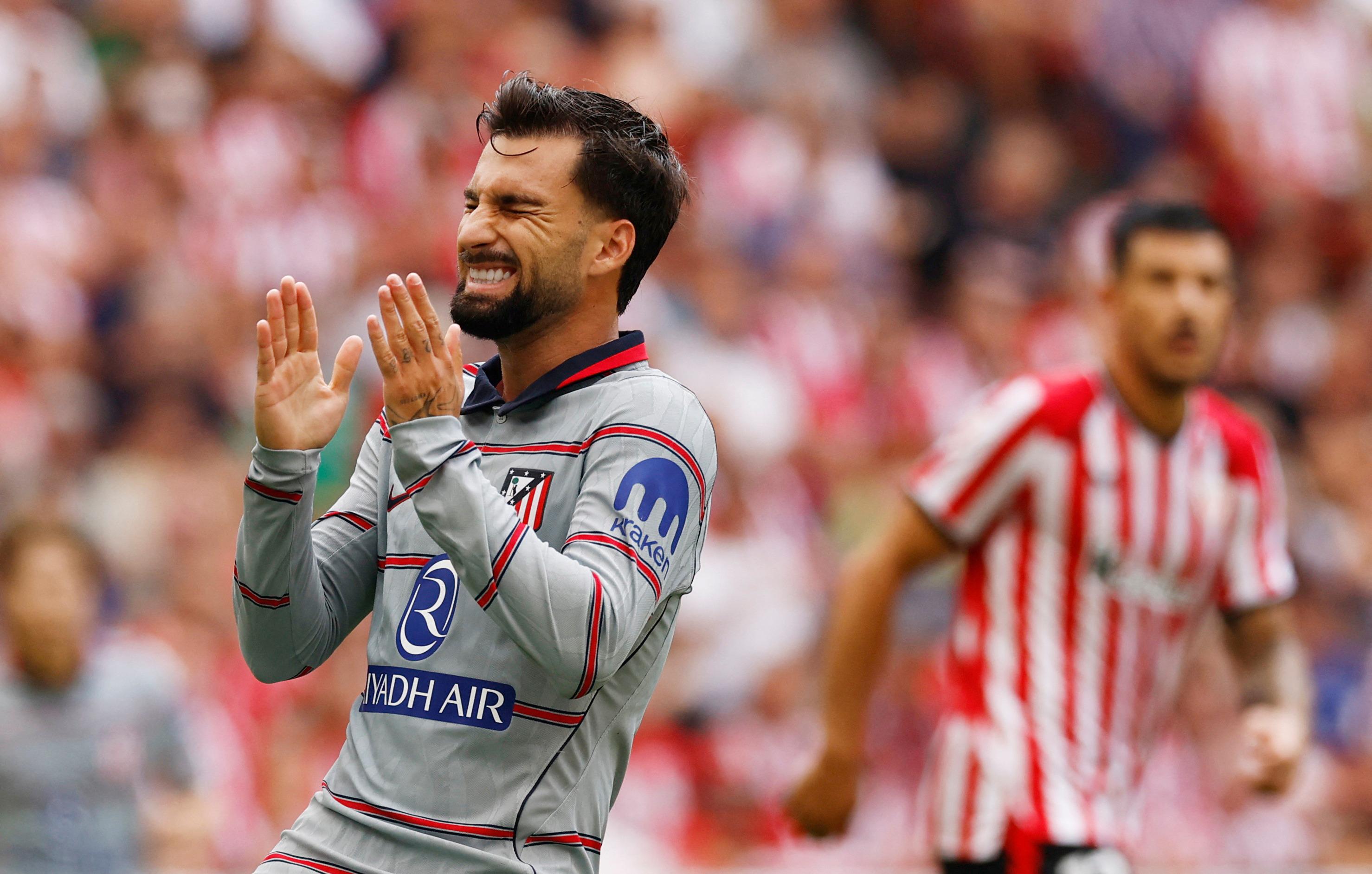 Liga : impuissant, l'Atlético s’écroule à Bilbao malgré le retour d’Alvarez