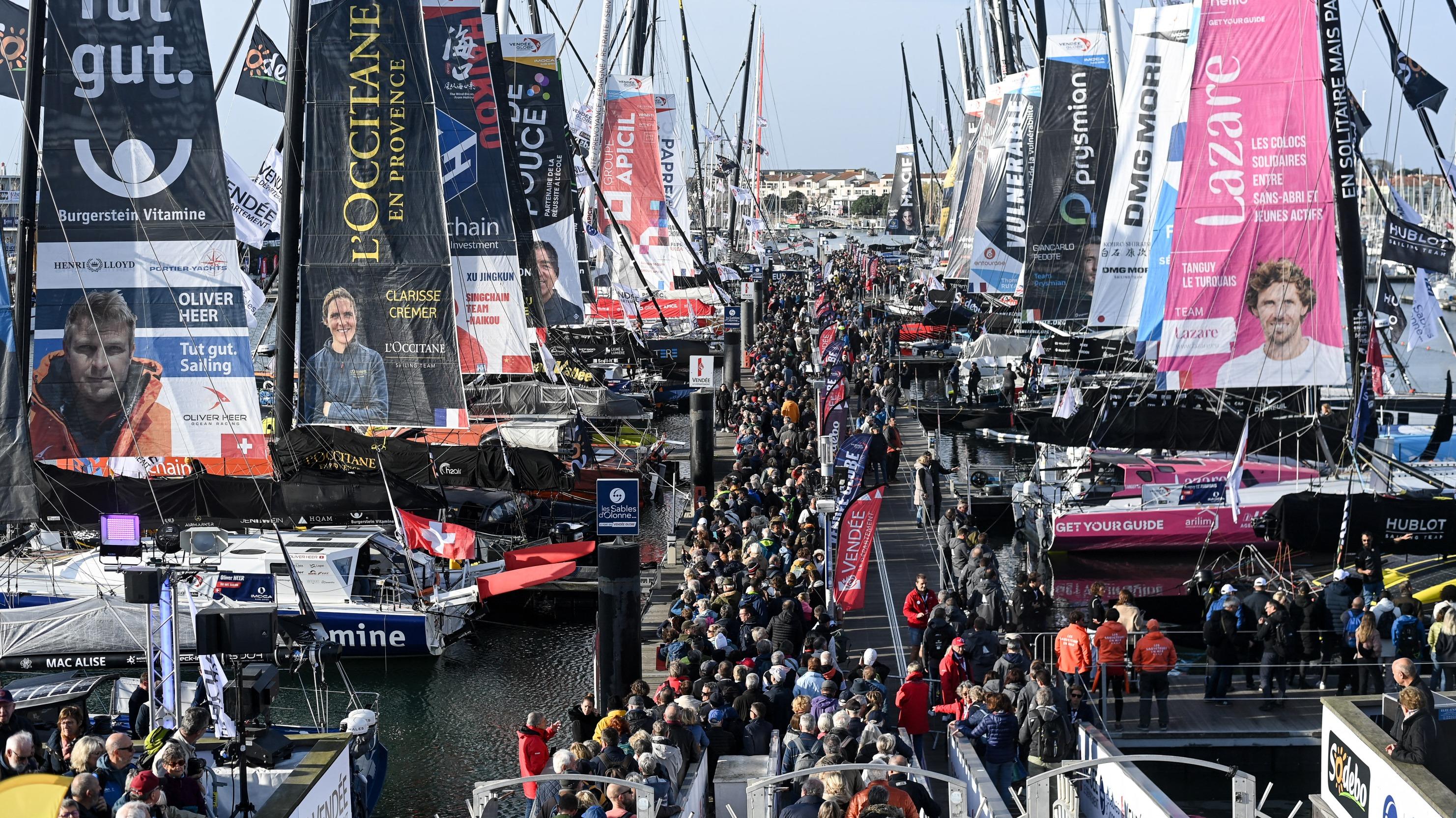 Vendée Globe : embouteillage monstre sur les quais, Le Cam en souverain… L’ambiance monte sur les pontons à deux jours du grand départ