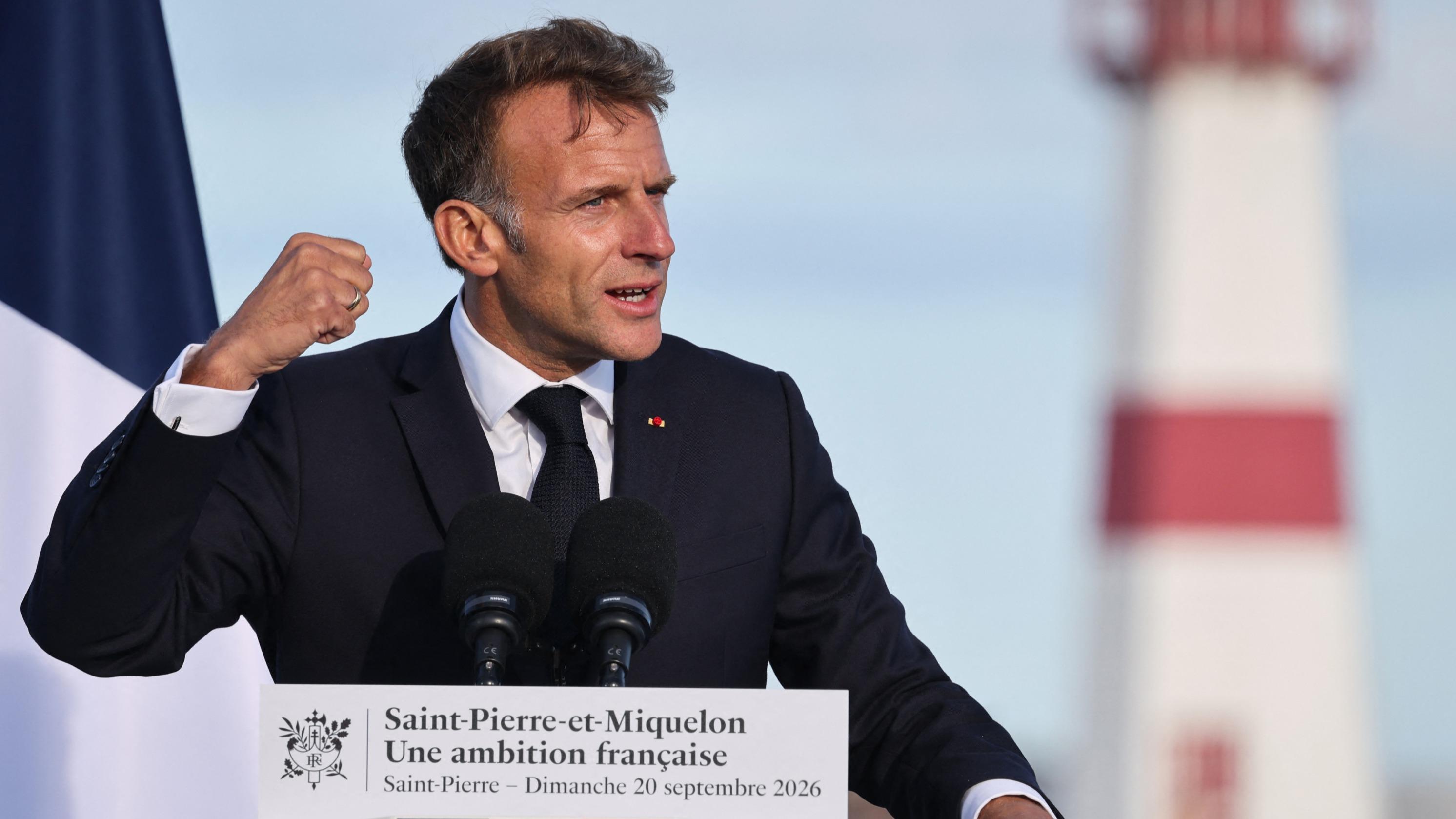 Spatial, pêche, souveraineté… Emmanuel Macron veut écrire « une nouvelle page » pour Saint-Pierre-et-Miquelon