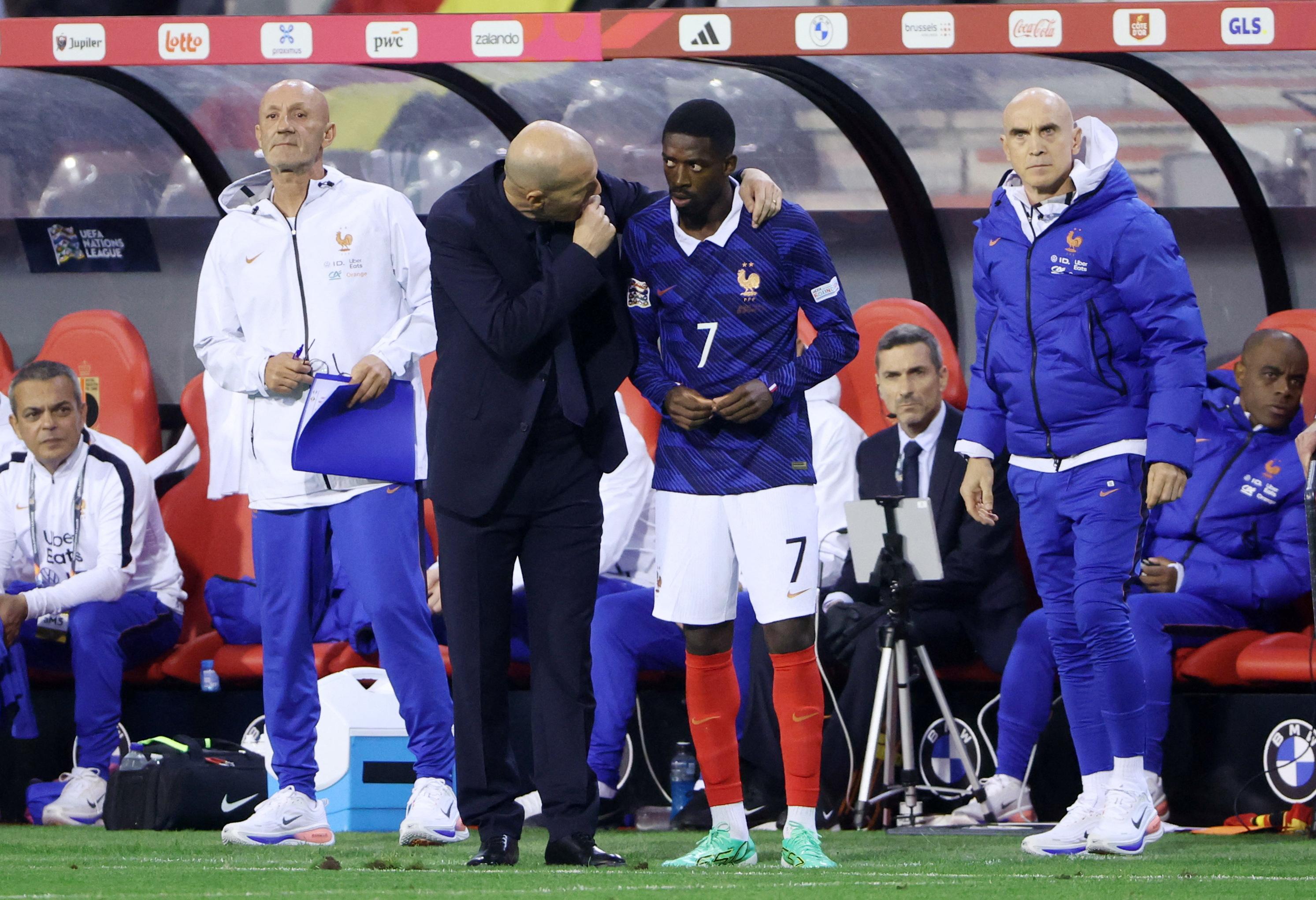 France-Belgique : 10 changements, des surprises et de grandes premières … Zidane expérimente pour la compo des Bleus