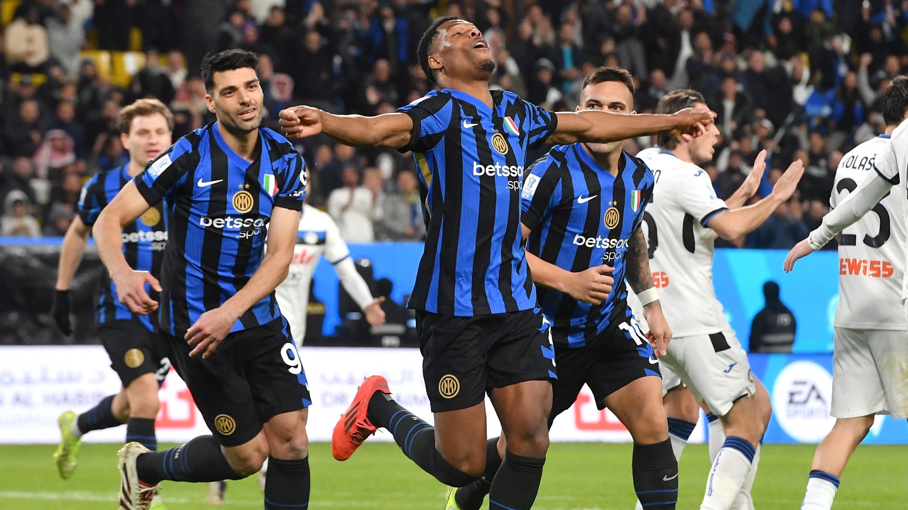 Supercoupe d'Italie : trop forts pour l’Atalanta, Dumfries et l’Inter filent en finale