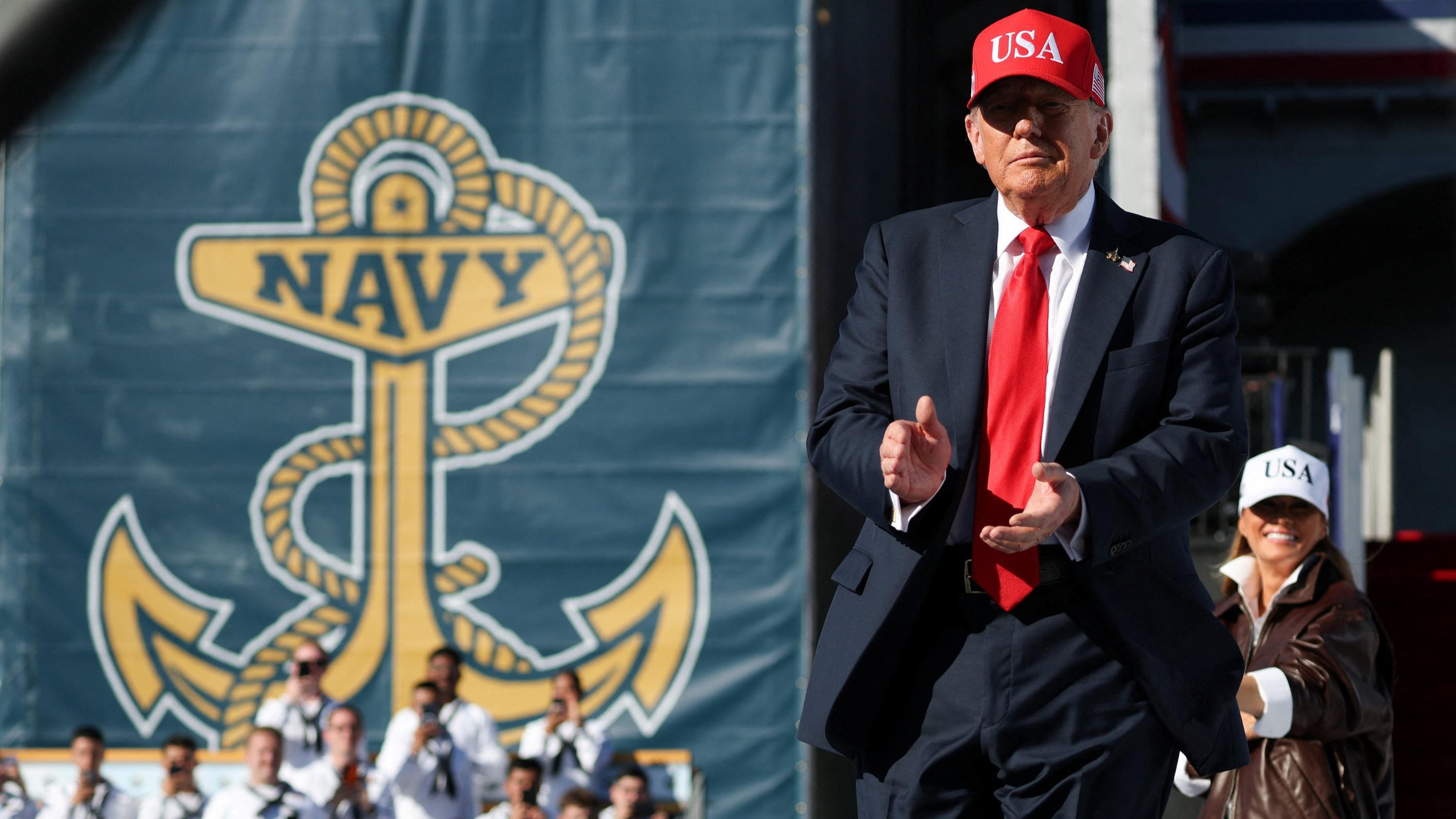Donald Trump célèbre les 250 ans de l’US Navy alors que les défis s’accumulent