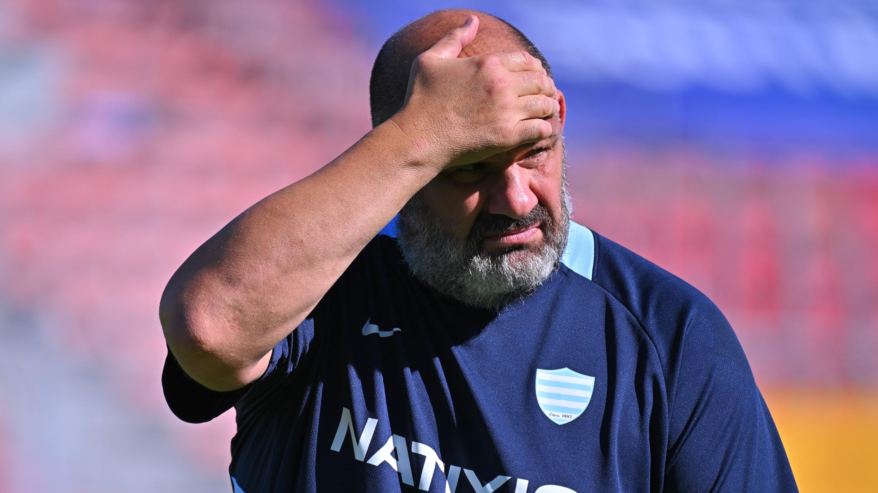 Top 14 : «Je sais que beaucoup aimeraient qu’on ait la pression et la crise», lâche Collazo après les deux claques reçues par le Racing 92
