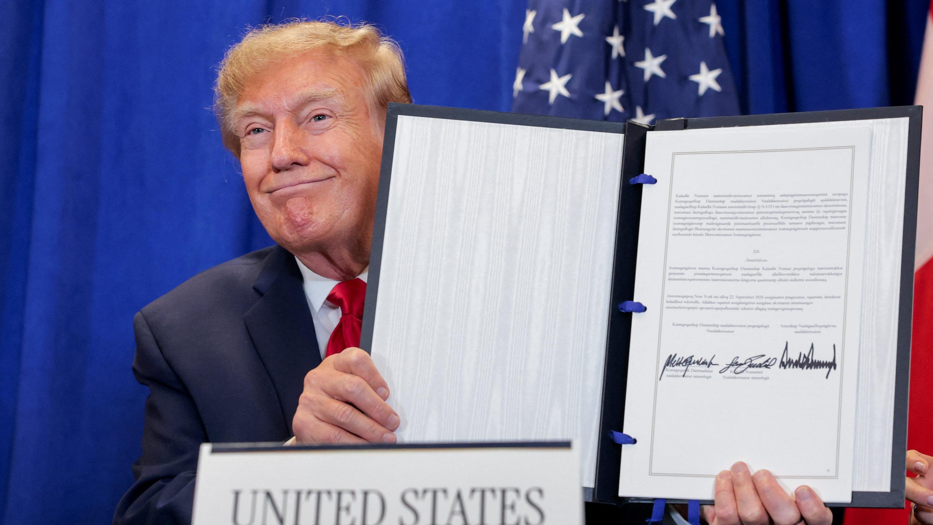 « Je suis fier d’être le président qui a réglé cette question » : Donald Trump met fin à sa crise sur le Groenland