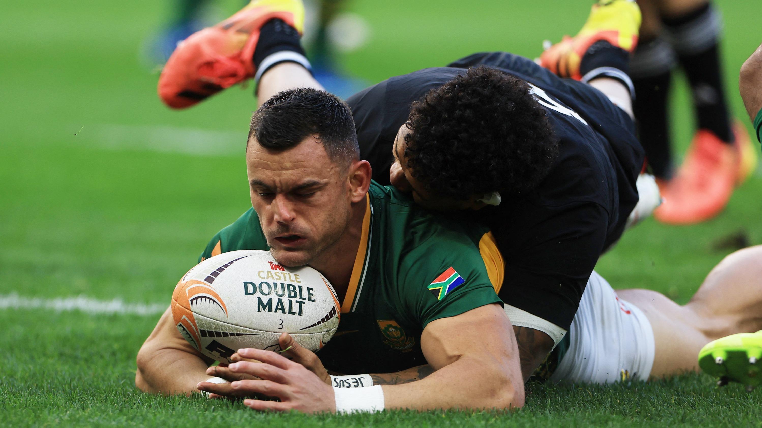Rugby’s Greatest Rivalry : en vidéo, le résumé de la victoire des Springboks qui se relancent contre les All Blacks
