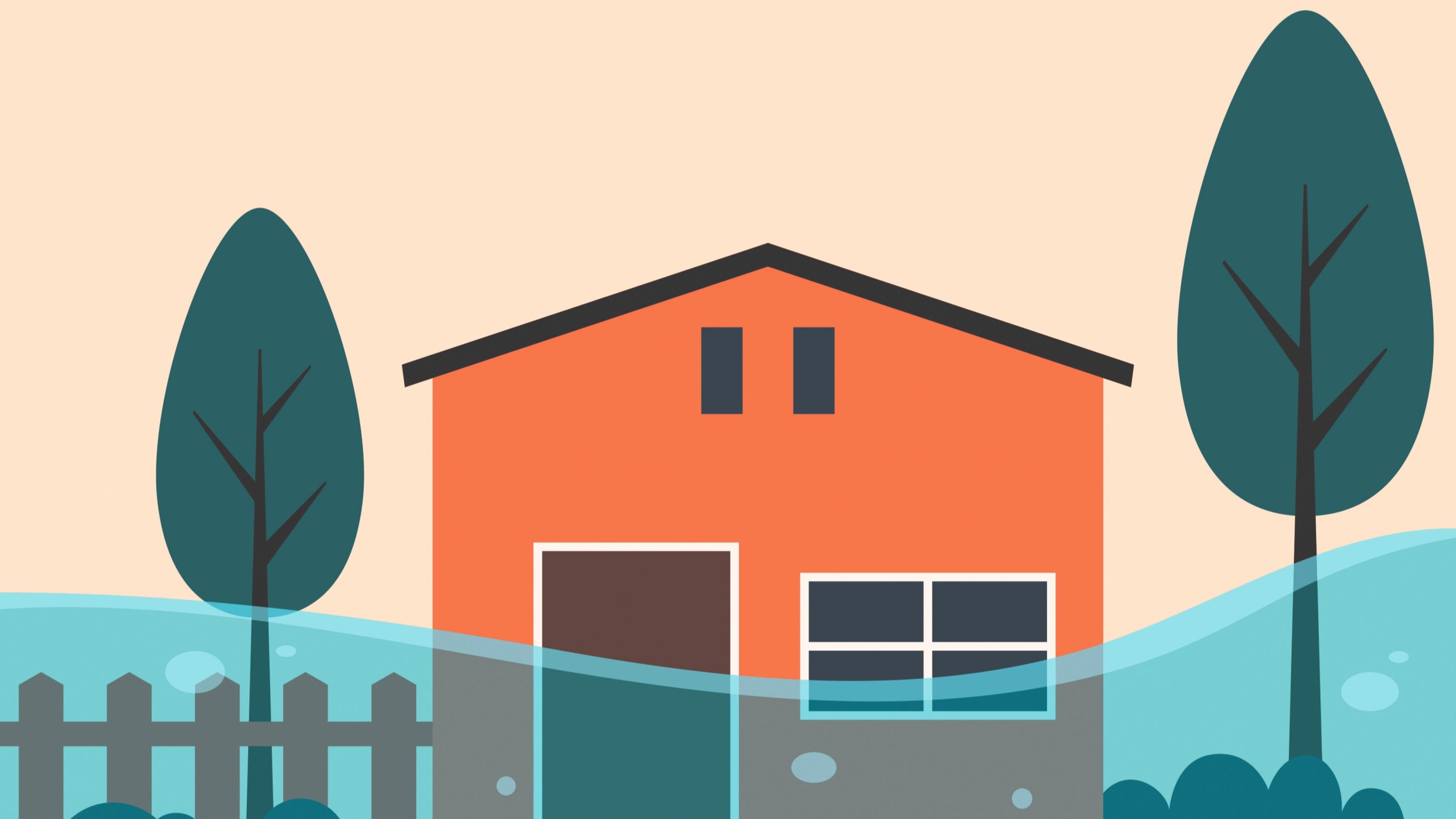 Lorsque la maison est située près d’une rivière ou au creux d’une vallée, il s’agit d’effectuer quelques aménagements de bon sens.