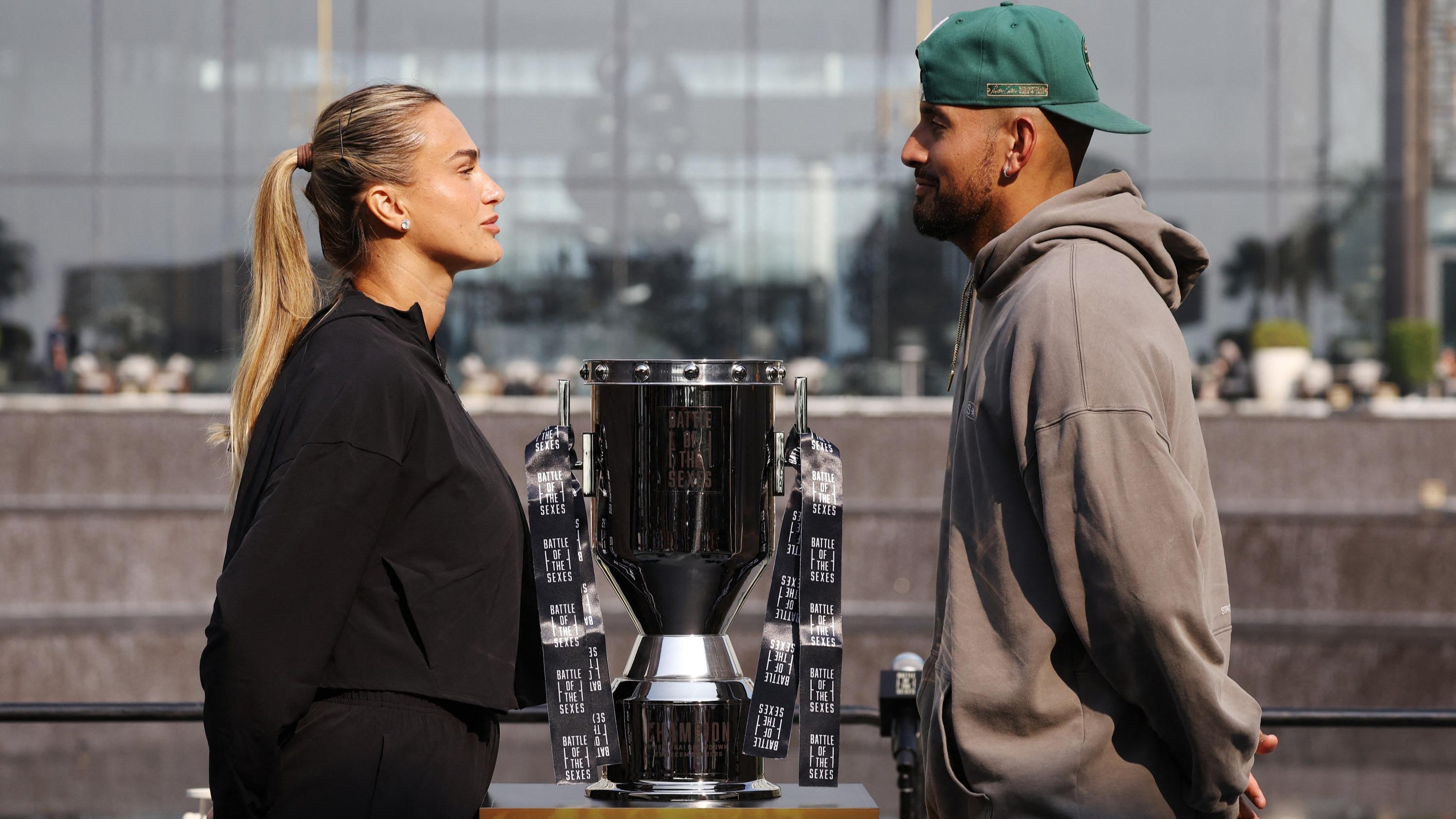 EN DIRECT - «Bataille des sexes» Kyrgios-Sabalenka : exhibition originale ou parodie de tennis ? La Biélorusse ne lâche rien
