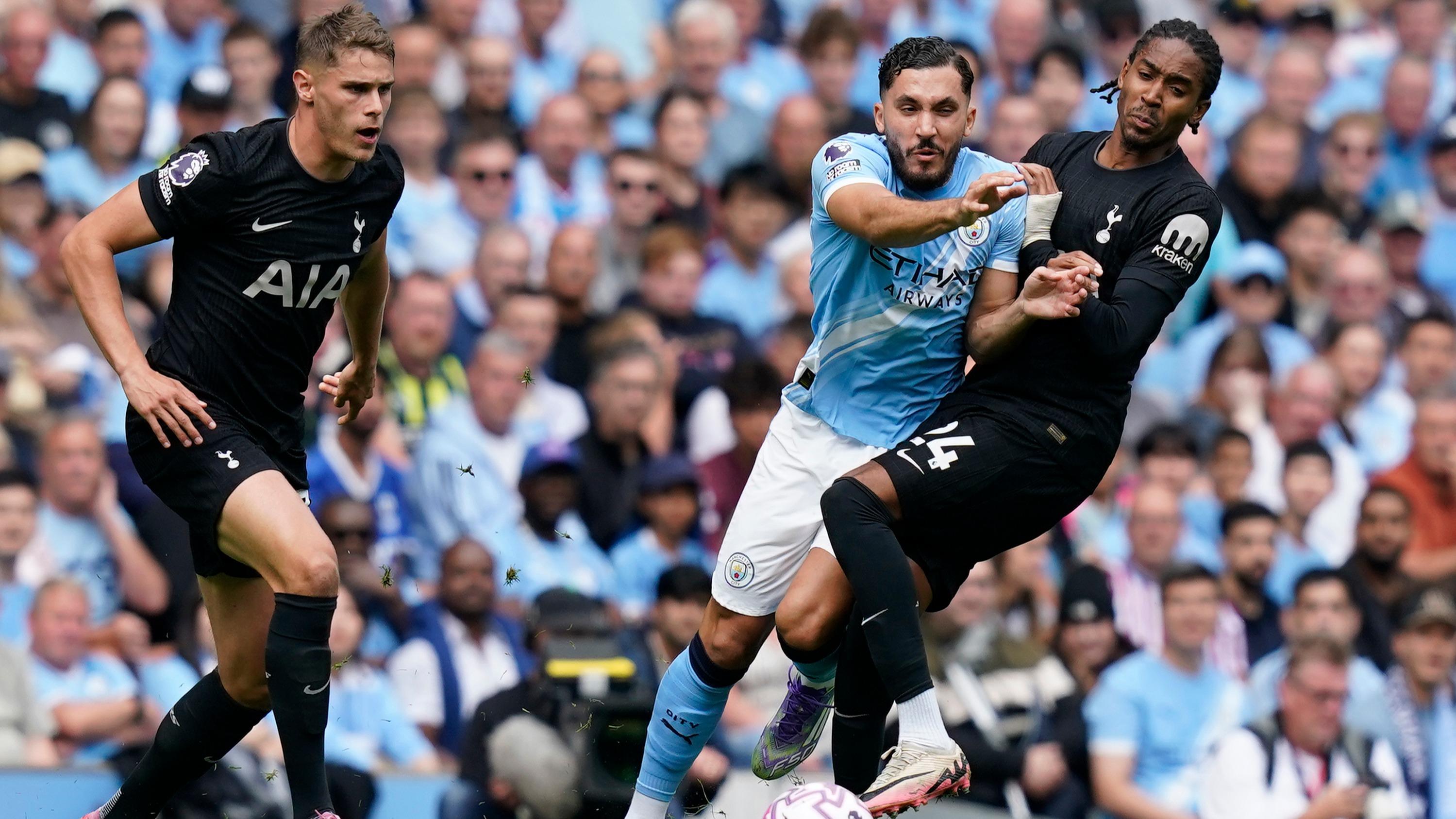 Premier League : piégés par Tottenham, Manchester City et Cherki chutent une première fois à domicile