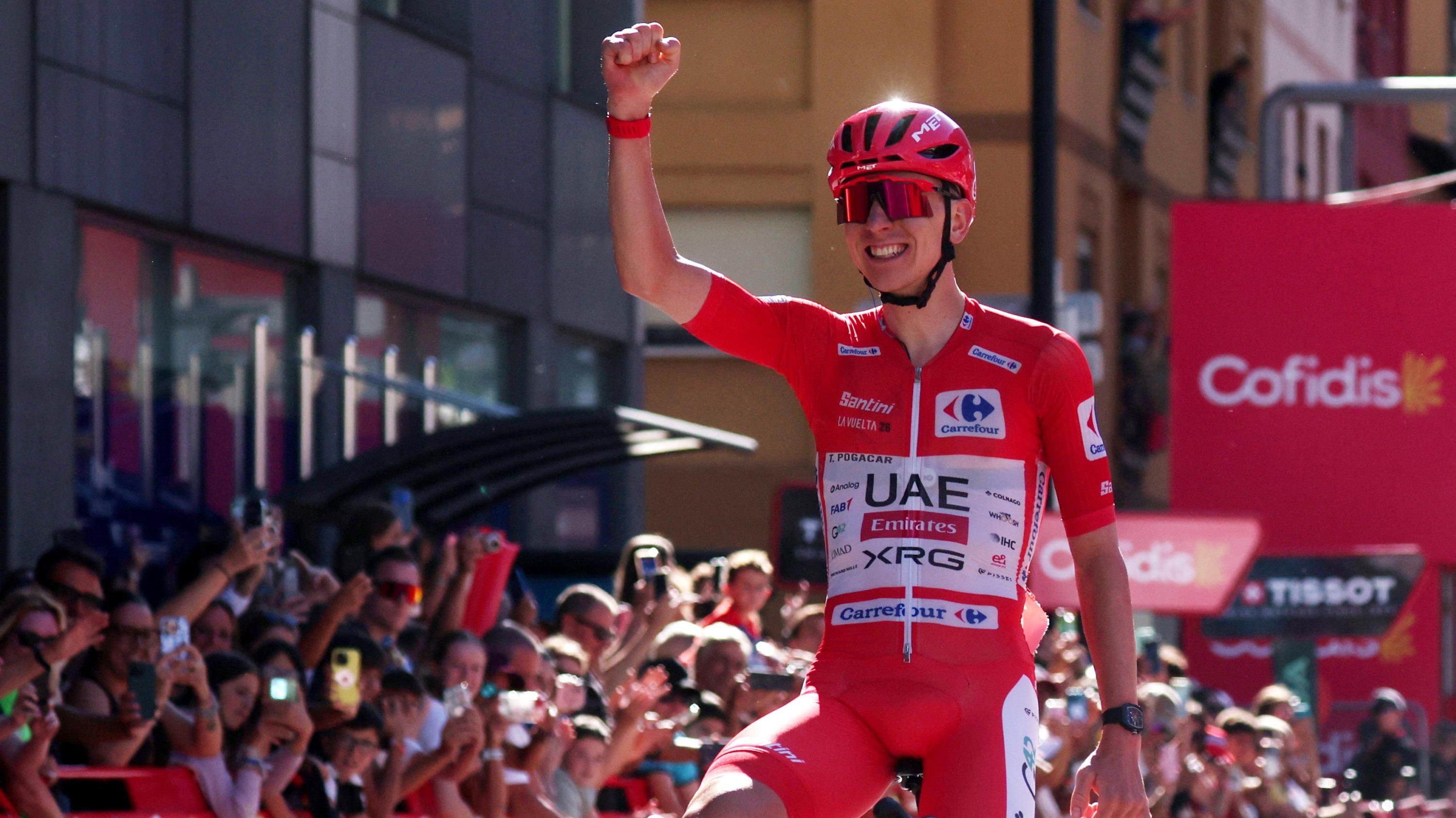Tour d’Espagne : «Maintenant, j’ai une bonne avance», Tadej Pogacar assomme déjà la concurrence