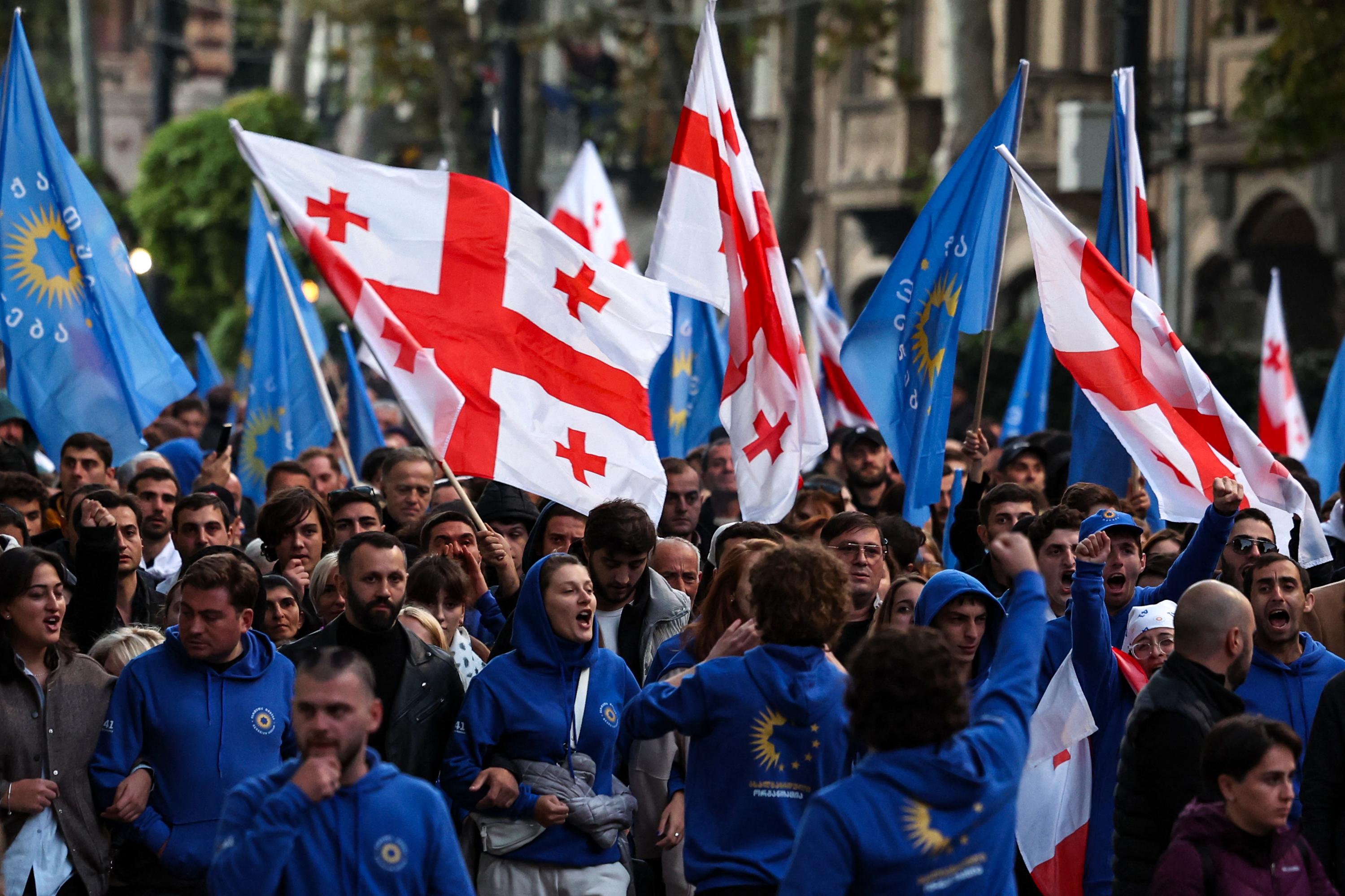 Législatives en Géorgie: la Russie dénonce des tentatives d'ingérence occidentale