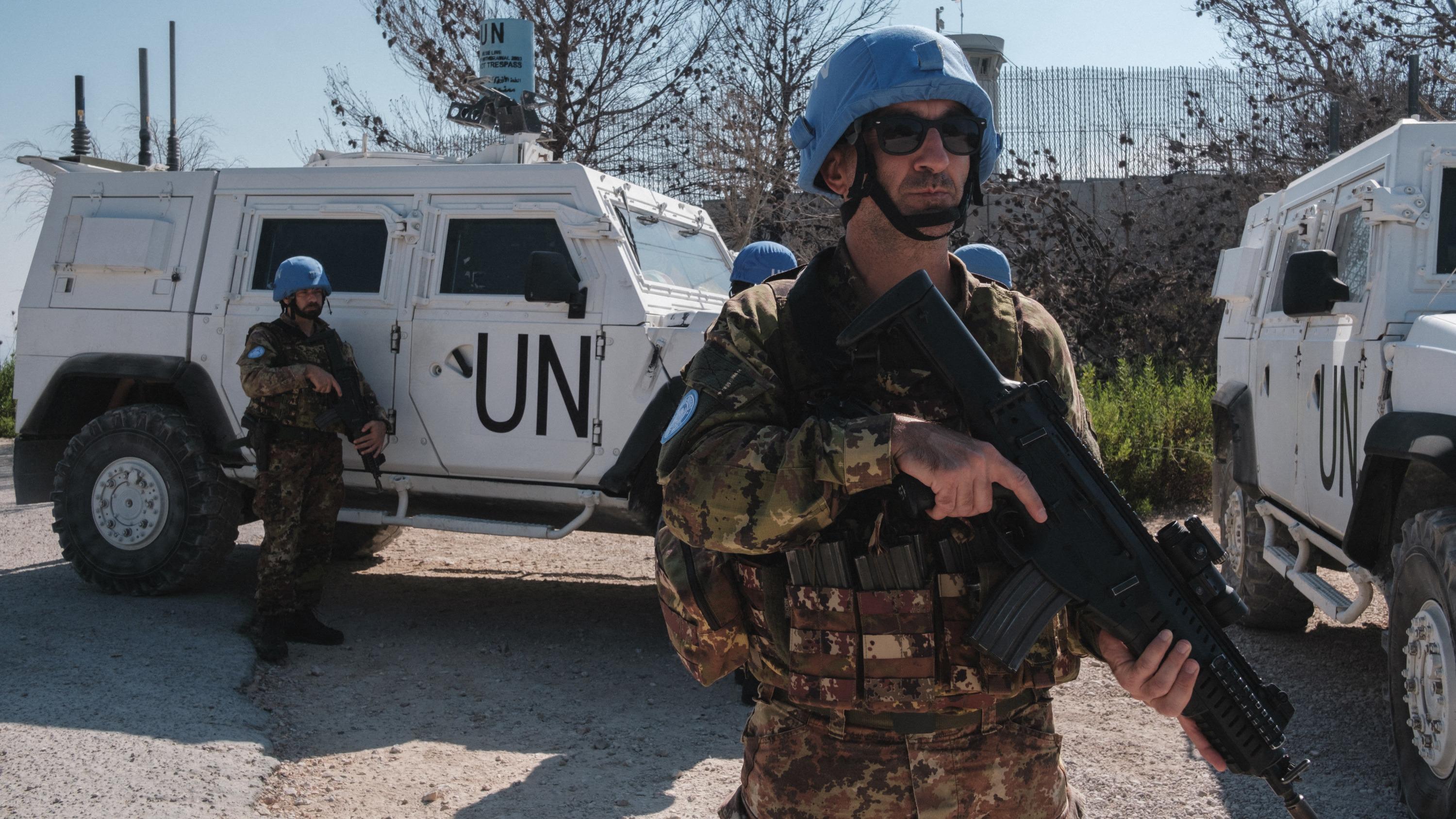 Le long de la frontière entre le Liban et Israël, les soldats de la Finul en alerte