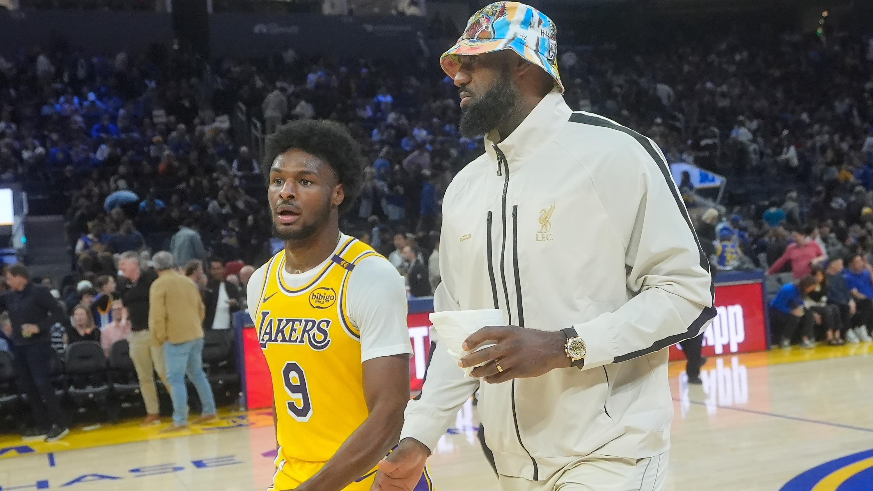 «&nbsp;Il a ce contrat parce que c’est le fils de…&nbsp;» LeBron et Bronny James dans la légende de la NBA, et c’est tout&nbsp;?