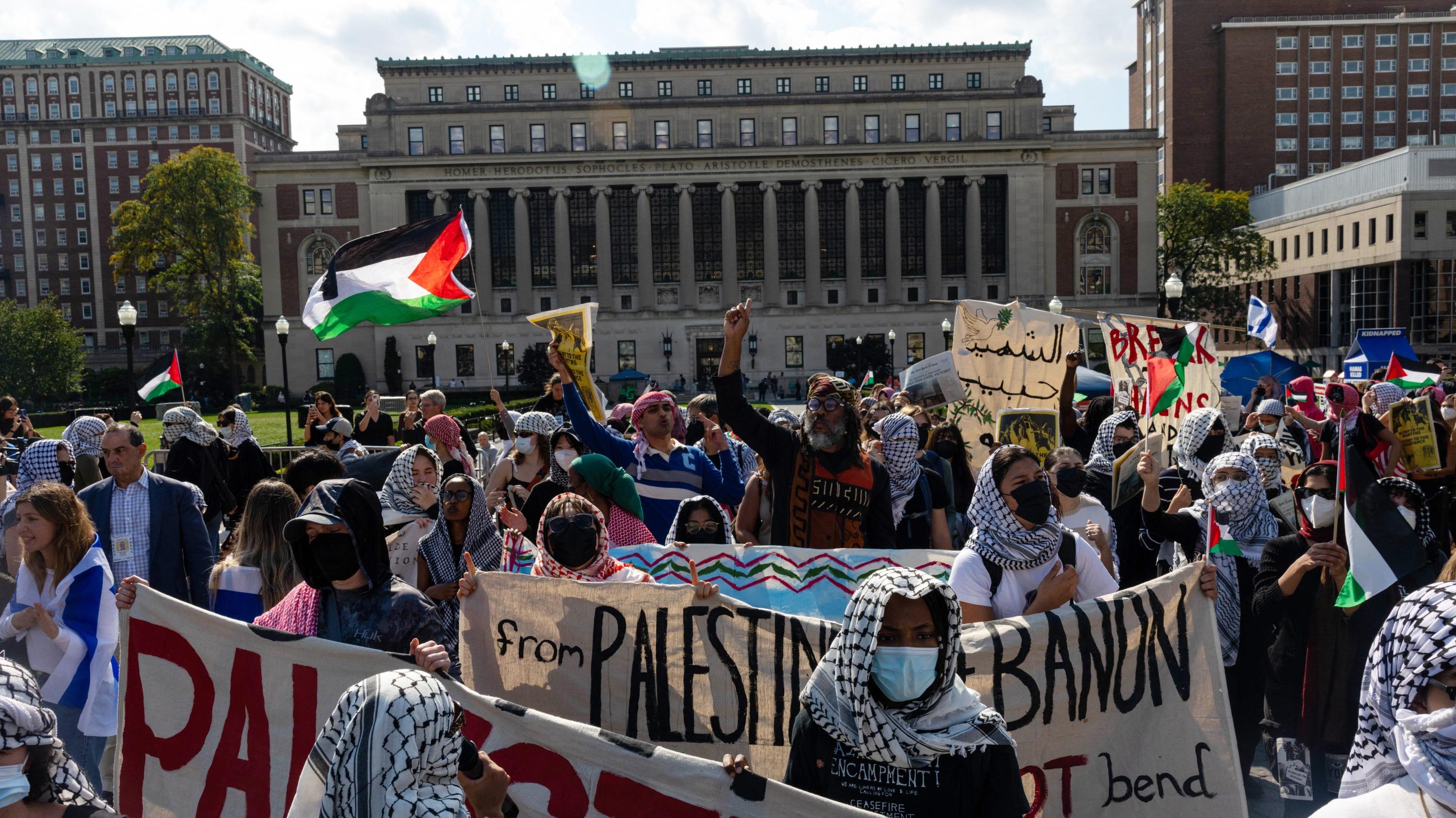 «Le campus est incroyablement polarisé» à l’Université Columbia à New York, la guerre des nerfs entre pro et anti-Israël continue