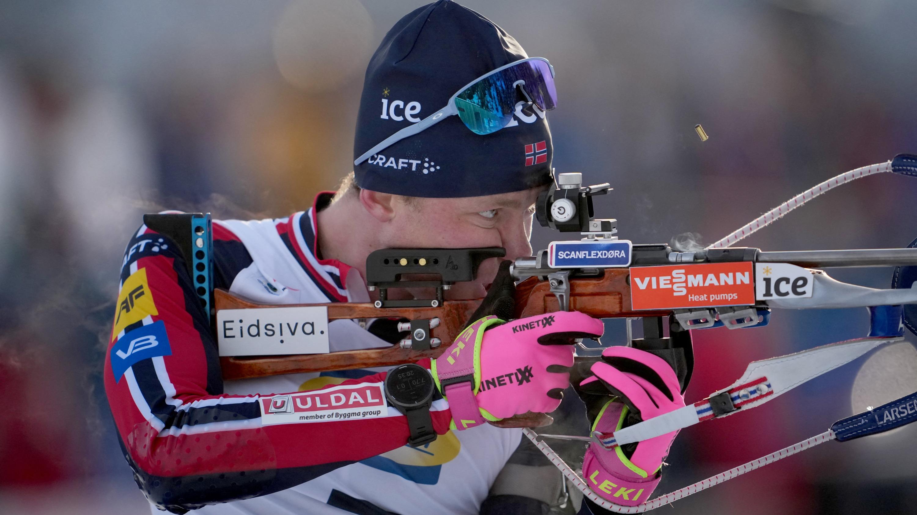 Biathlon : Boe battu sur le fil par son compatriote Uldal au Grand-Bornand, trois Bleus dans le top 10 du sprint