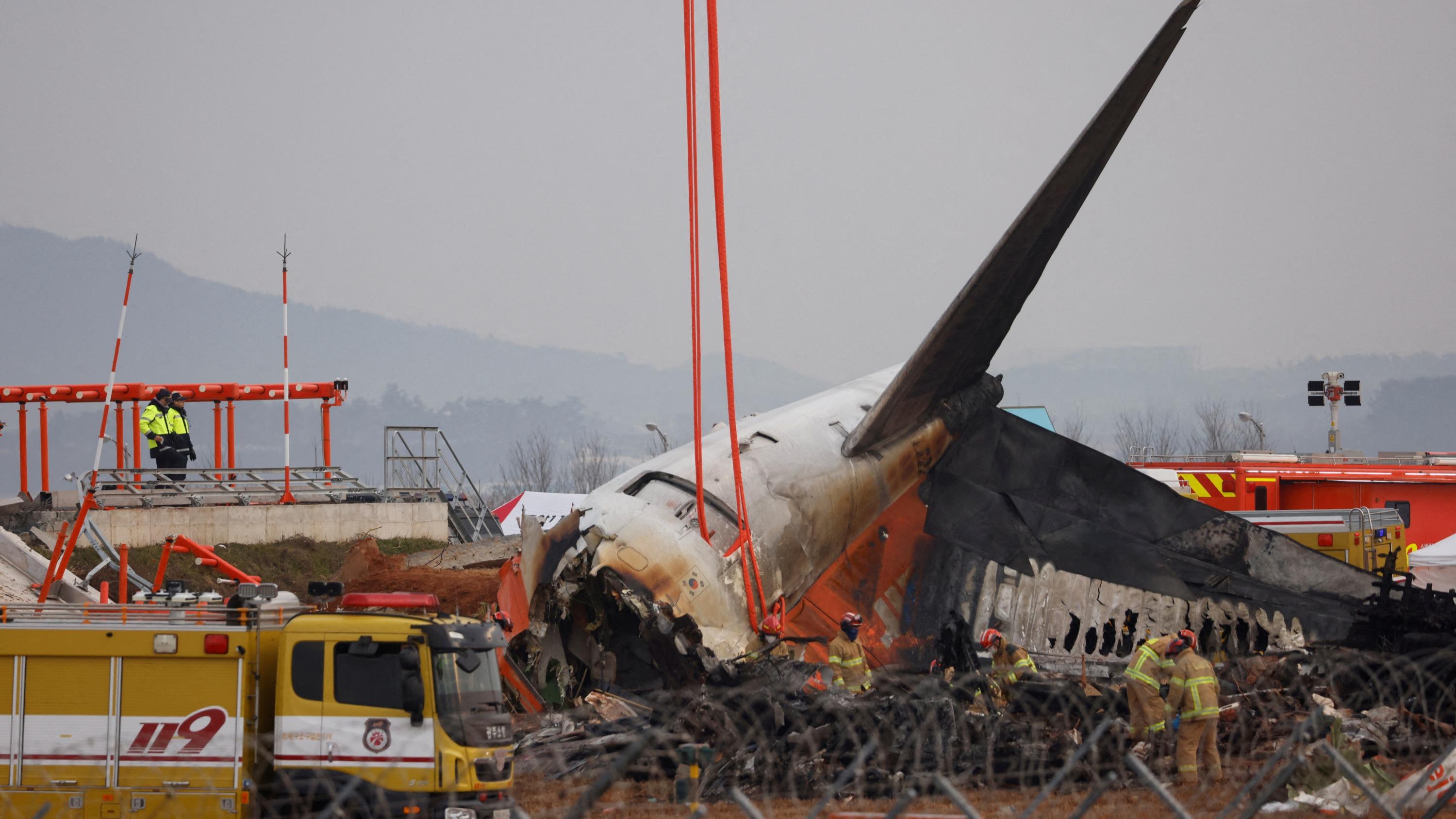 Crash d’un avion en Corée du Sud : tous les Boeing 737-800 du pays vont devoir être inspectés