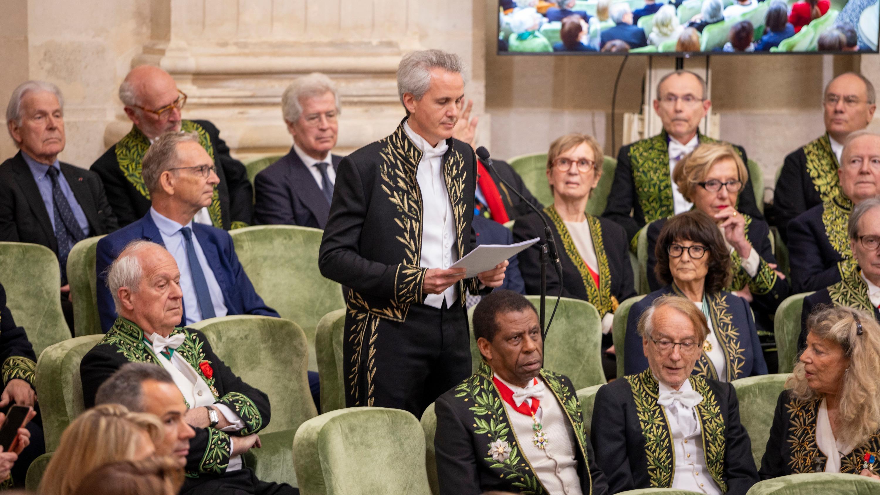 Raphaël Gaillard célèbre Valéry Giscard d’Estaing à l’Académie française