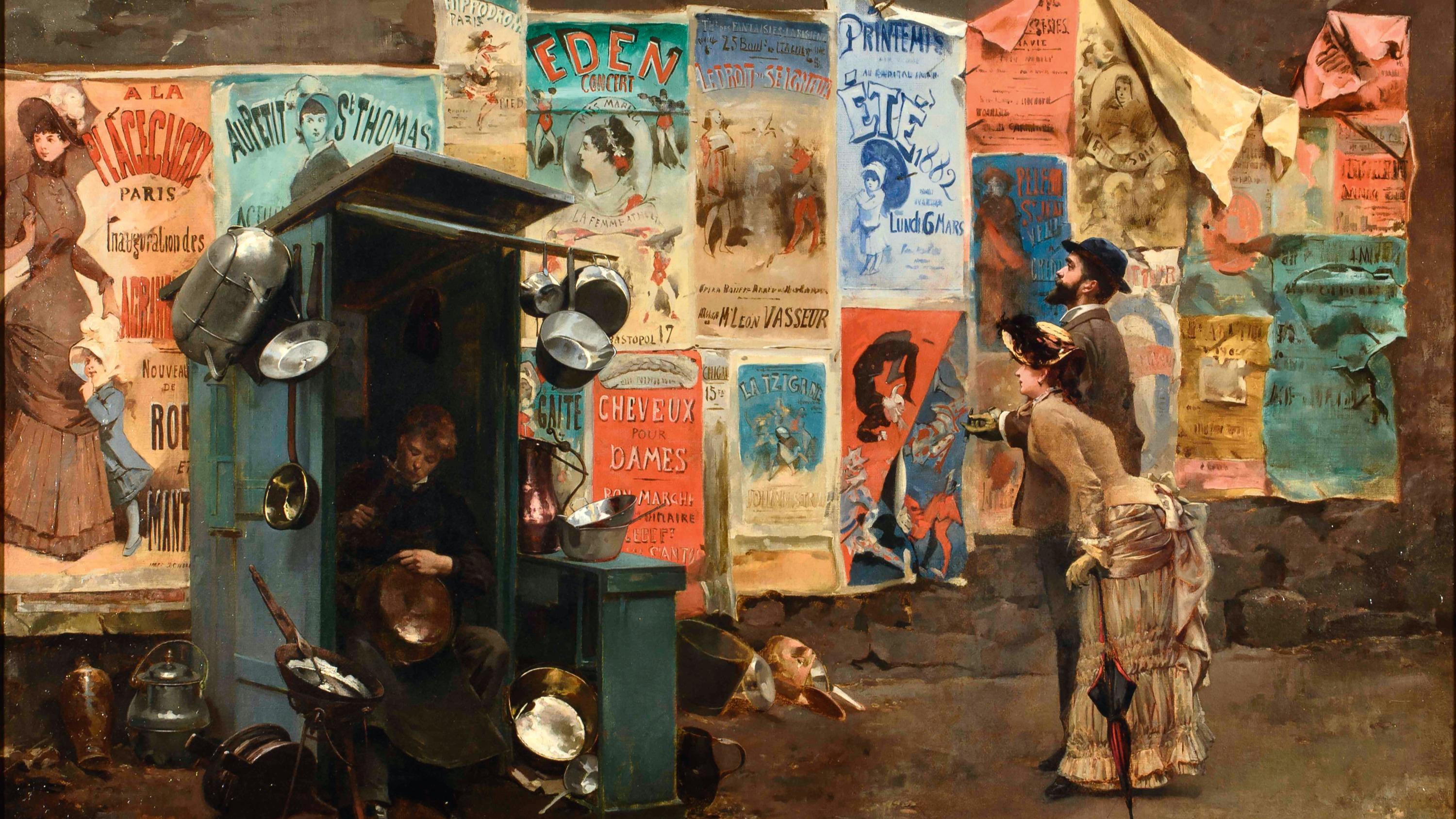 Au Musée d’Orsay, l’inventivité et la splendeur des affiches de rue